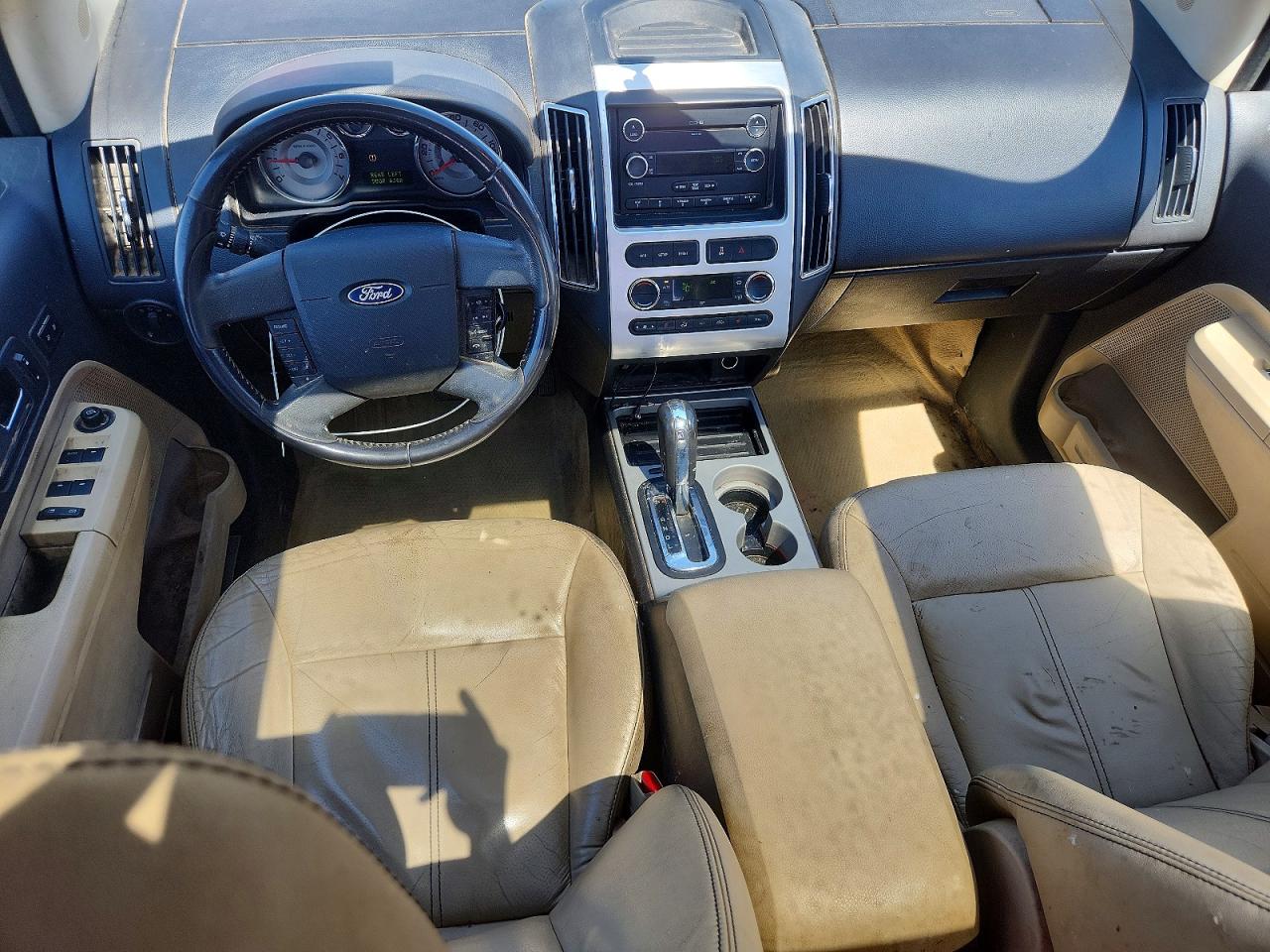 2009 Ford Edge Limited White vin: 2FMDK49C19BB04455