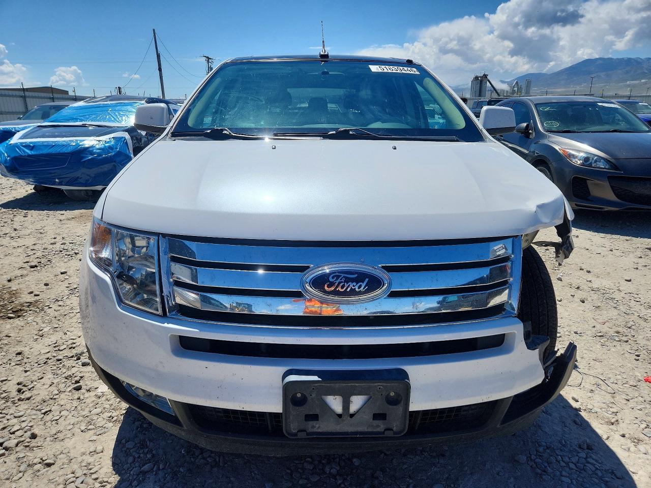 2009 Ford Edge Limited White vin: 2FMDK49C19BB04455