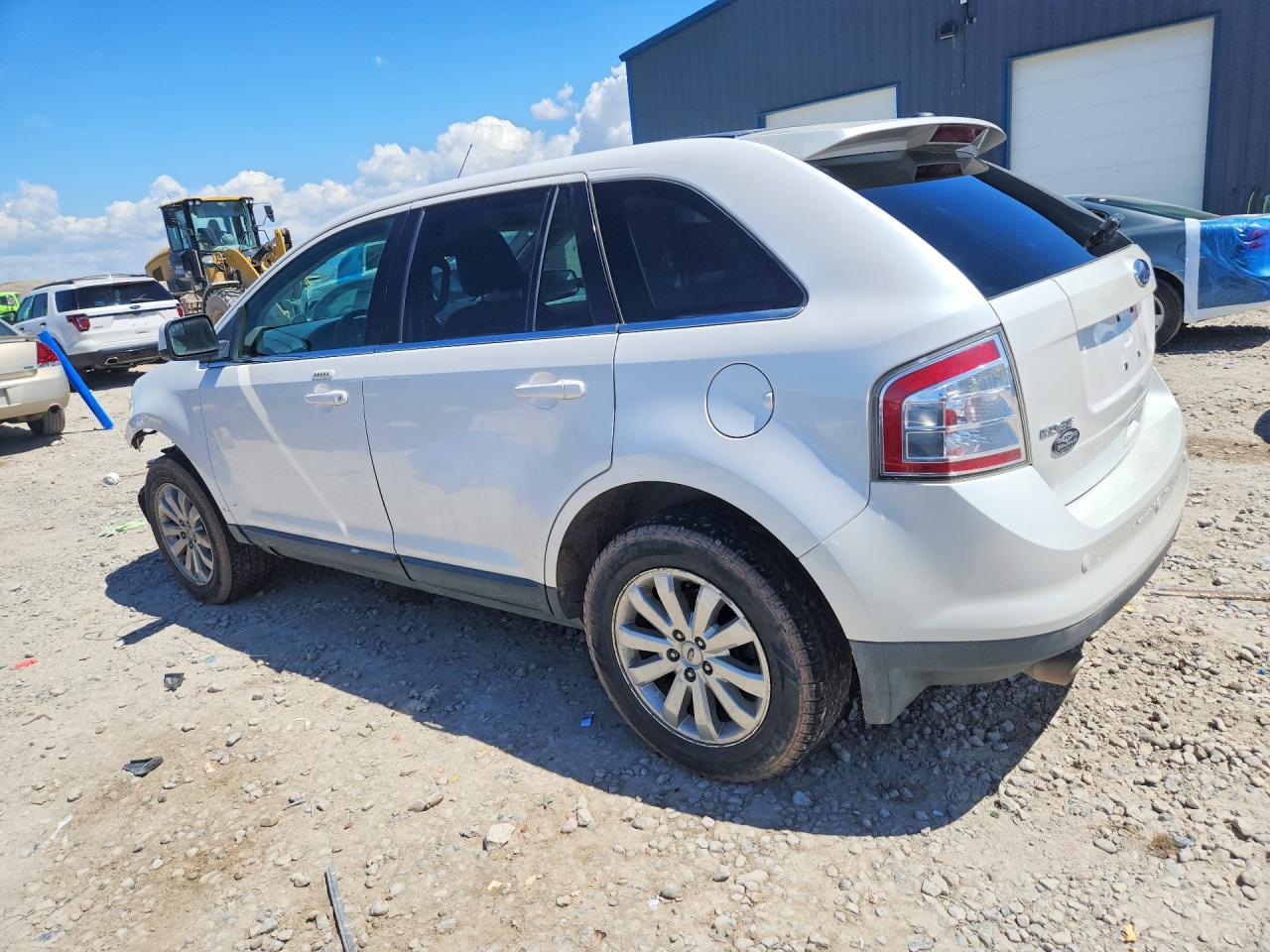 2009 Ford Edge Limited White vin: 2FMDK49C19BB04455