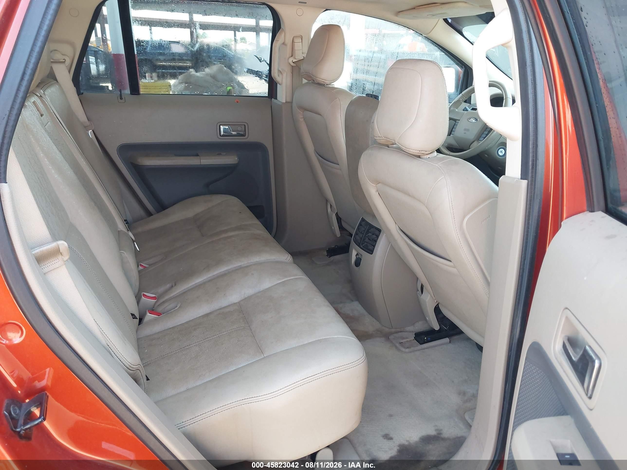 2007 Ford Edge Sel Plus Orange vin: 2FMDK49C27BA65226