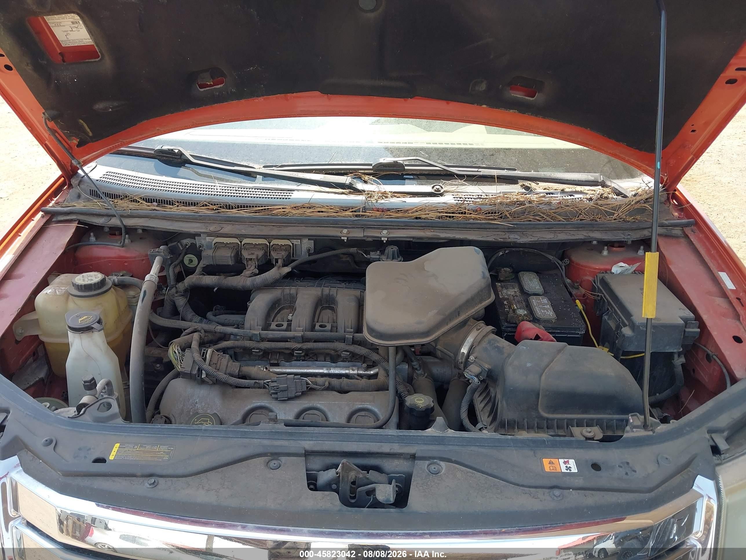 2007 Ford Edge Sel Plus Orange vin: 2FMDK49C27BA65226