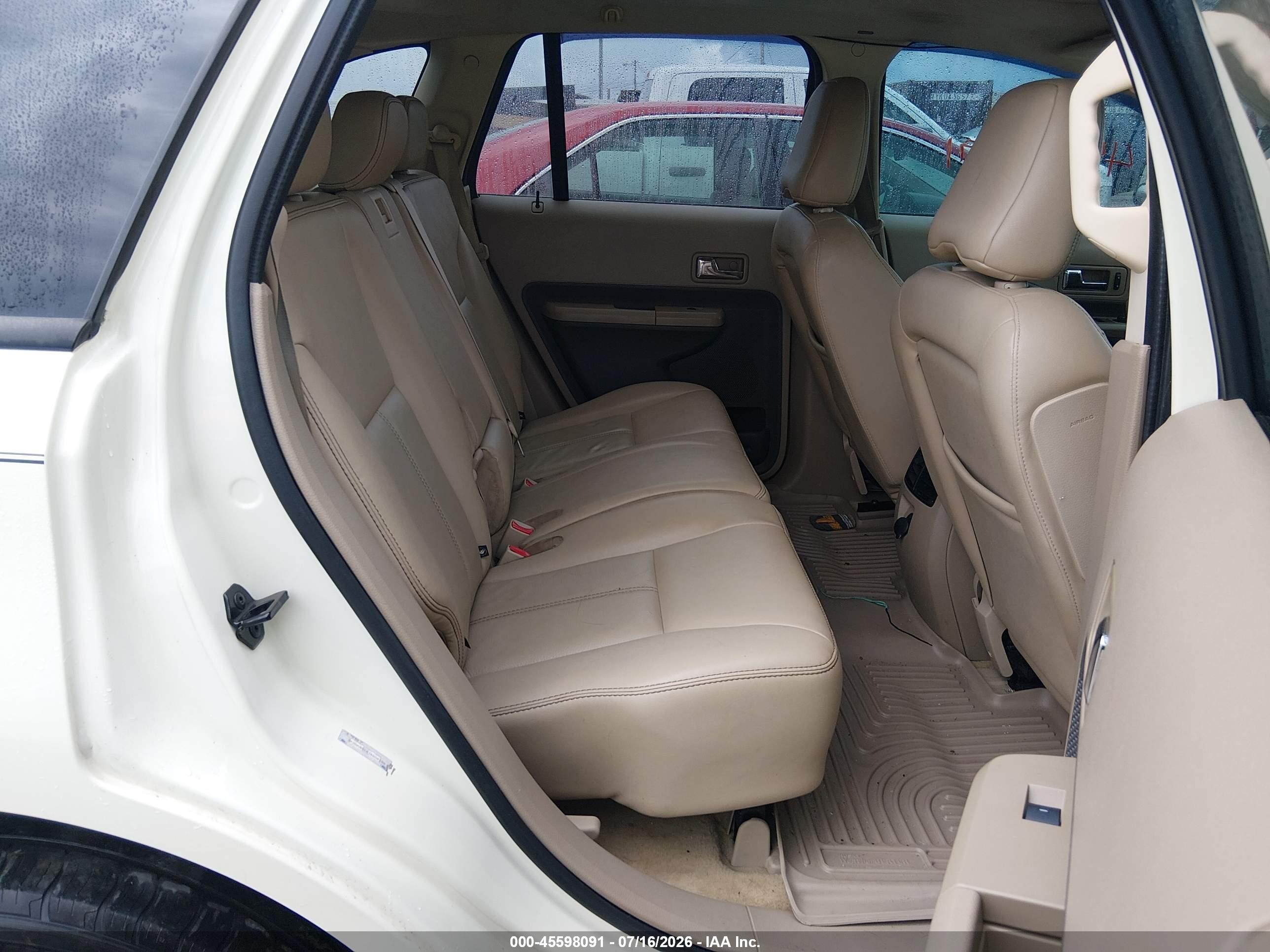 2007 Ford Edge Sel Plus White vin: 2FMDK49C27BB08138