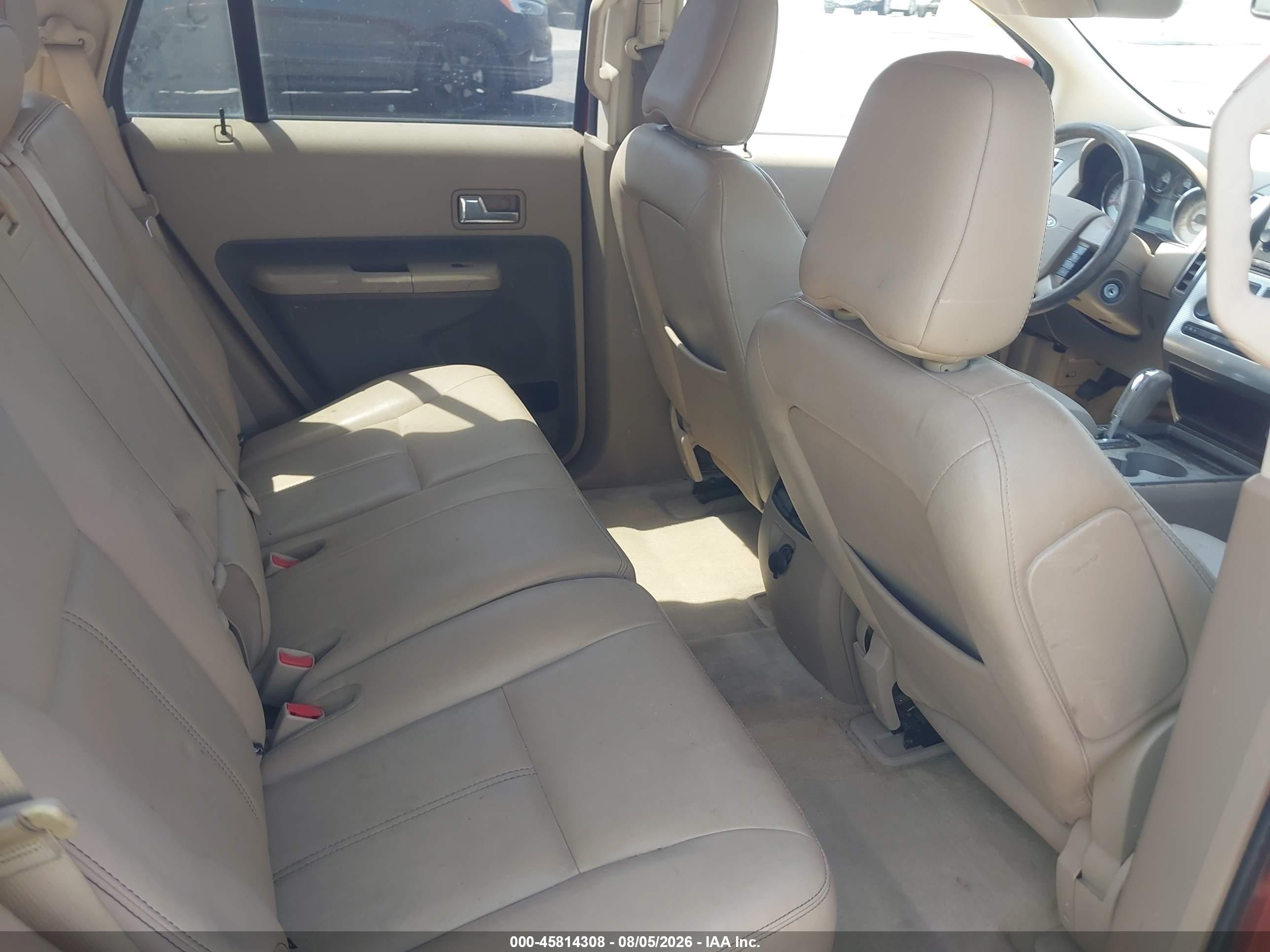 2007 Ford Edge Sel Plus Orange vin: 2FMDK49C27BB34626