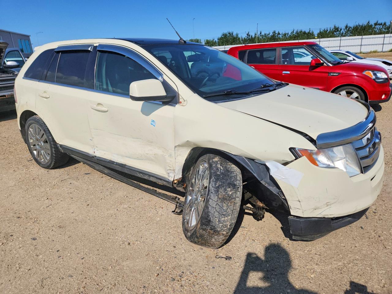 2008 Ford Edge Limited Cream vin: 2FMDK49C28BA00457
