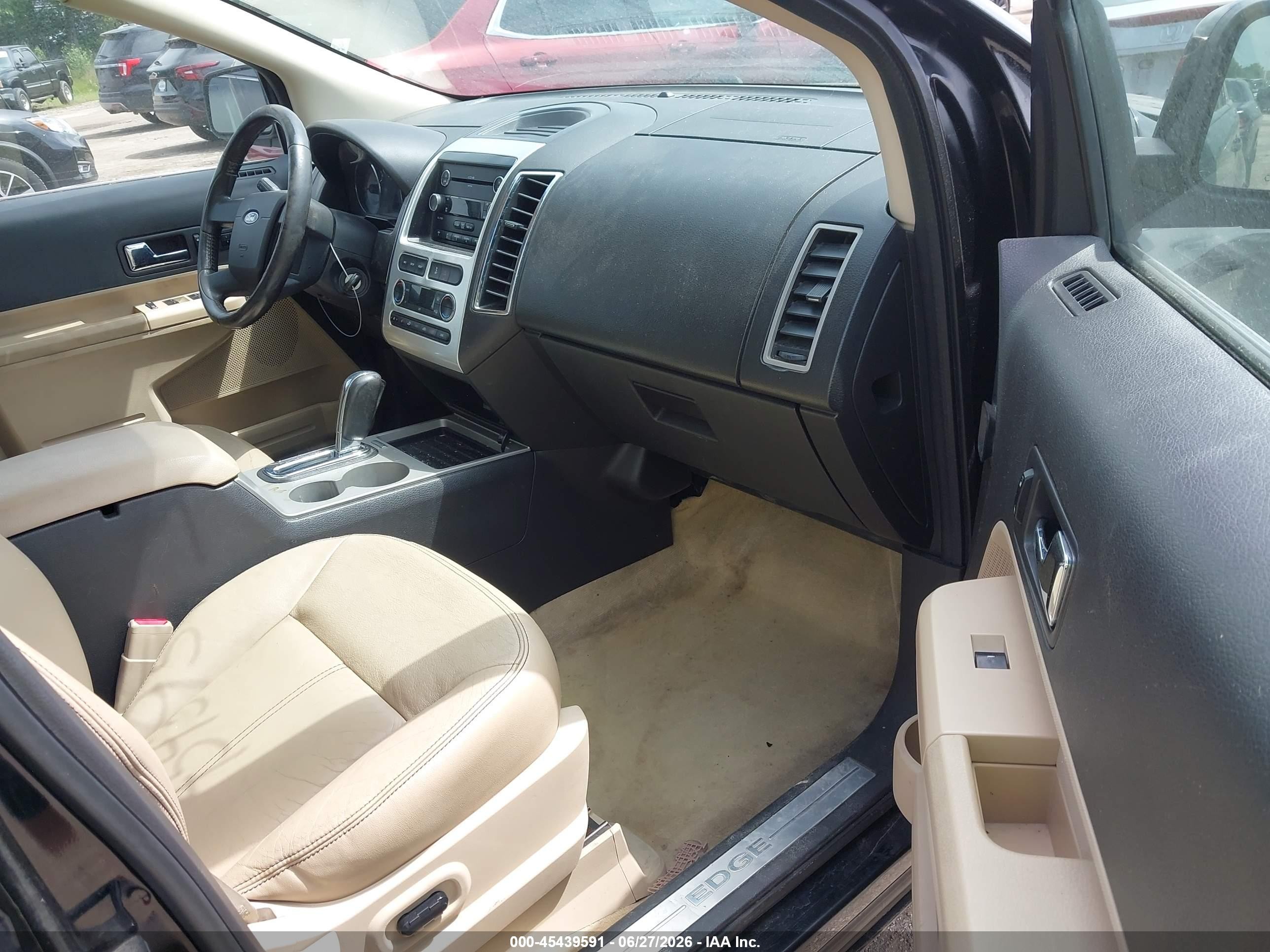 2008 Ford Edge Limited Черный vin: 2FMDK49C28BA89527