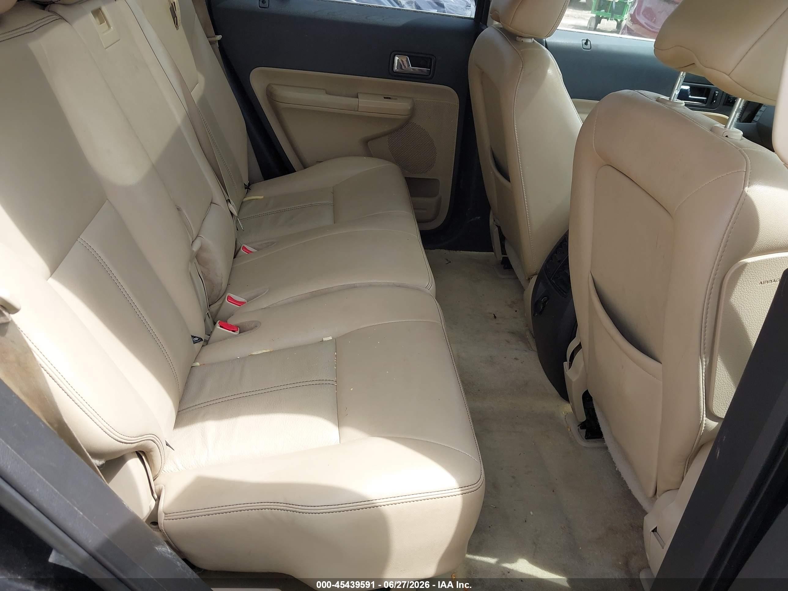 2008 Ford Edge Limited Черный vin: 2FMDK49C28BA89527