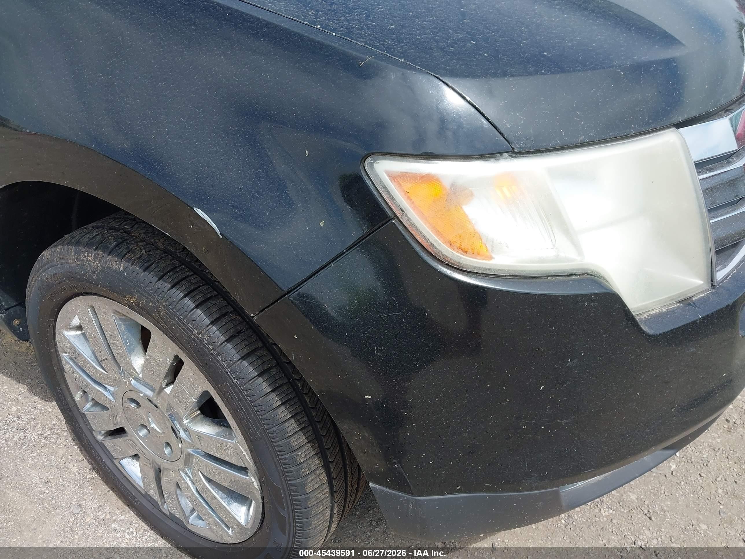 2008 Ford Edge Limited Черный vin: 2FMDK49C28BA89527