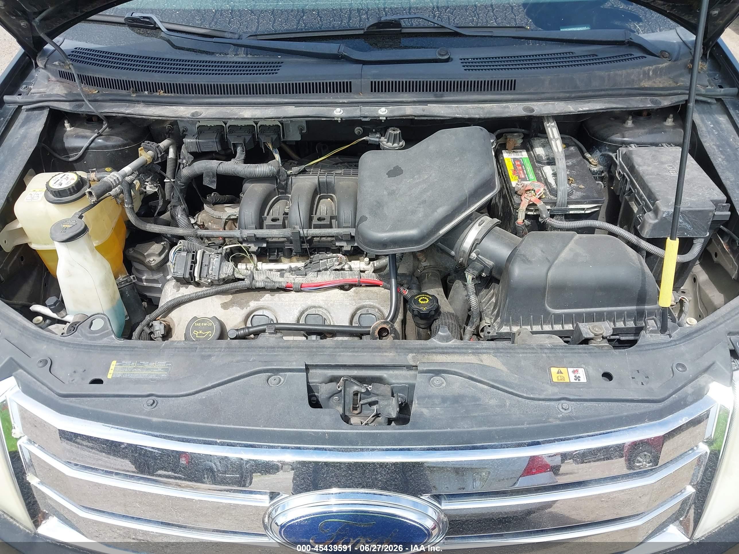 2008 Ford Edge Limited Черный vin: 2FMDK49C28BA89527