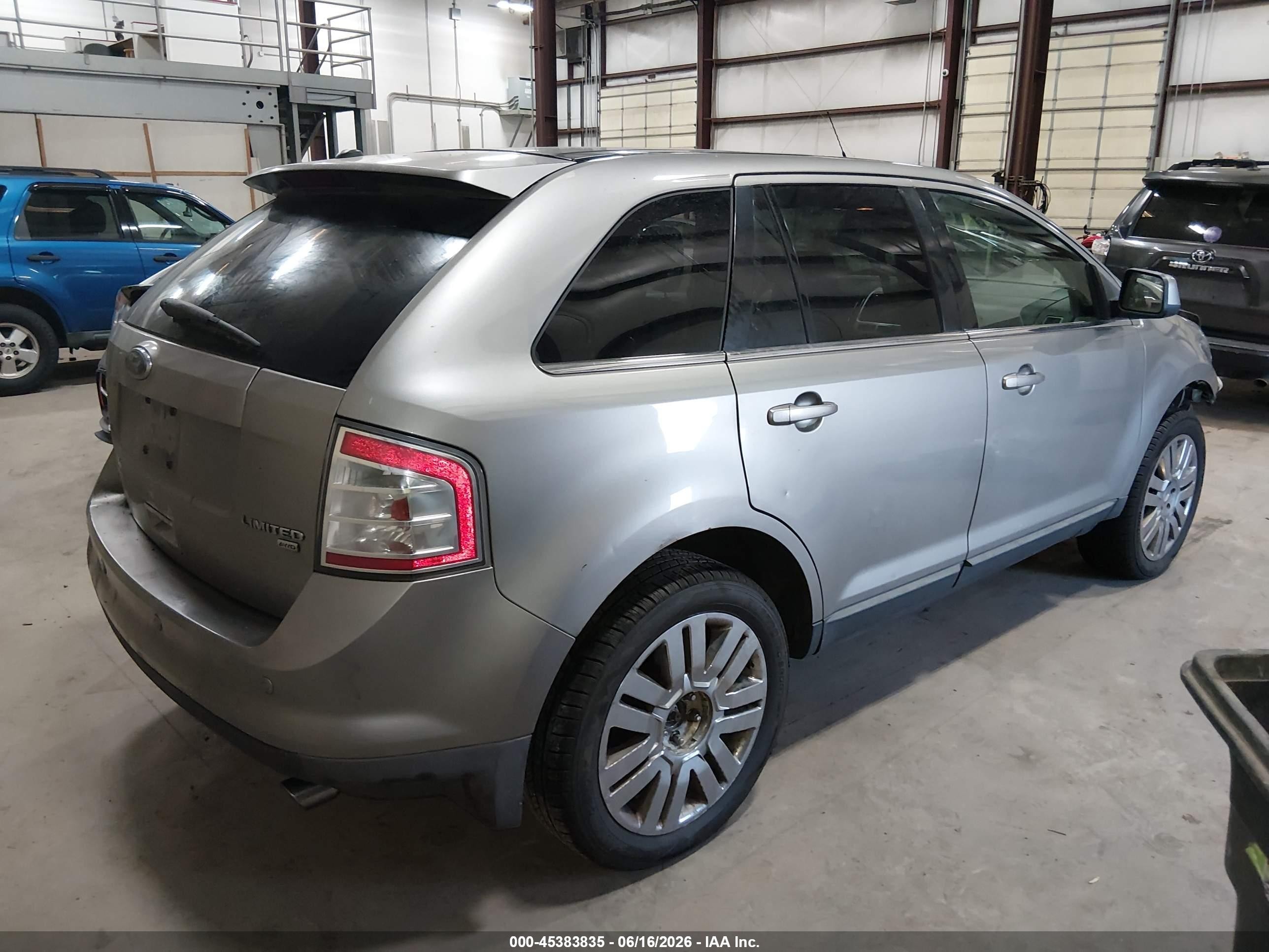 2008 Ford Edge Limited Silver vin: 2FMDK49C28BB24955