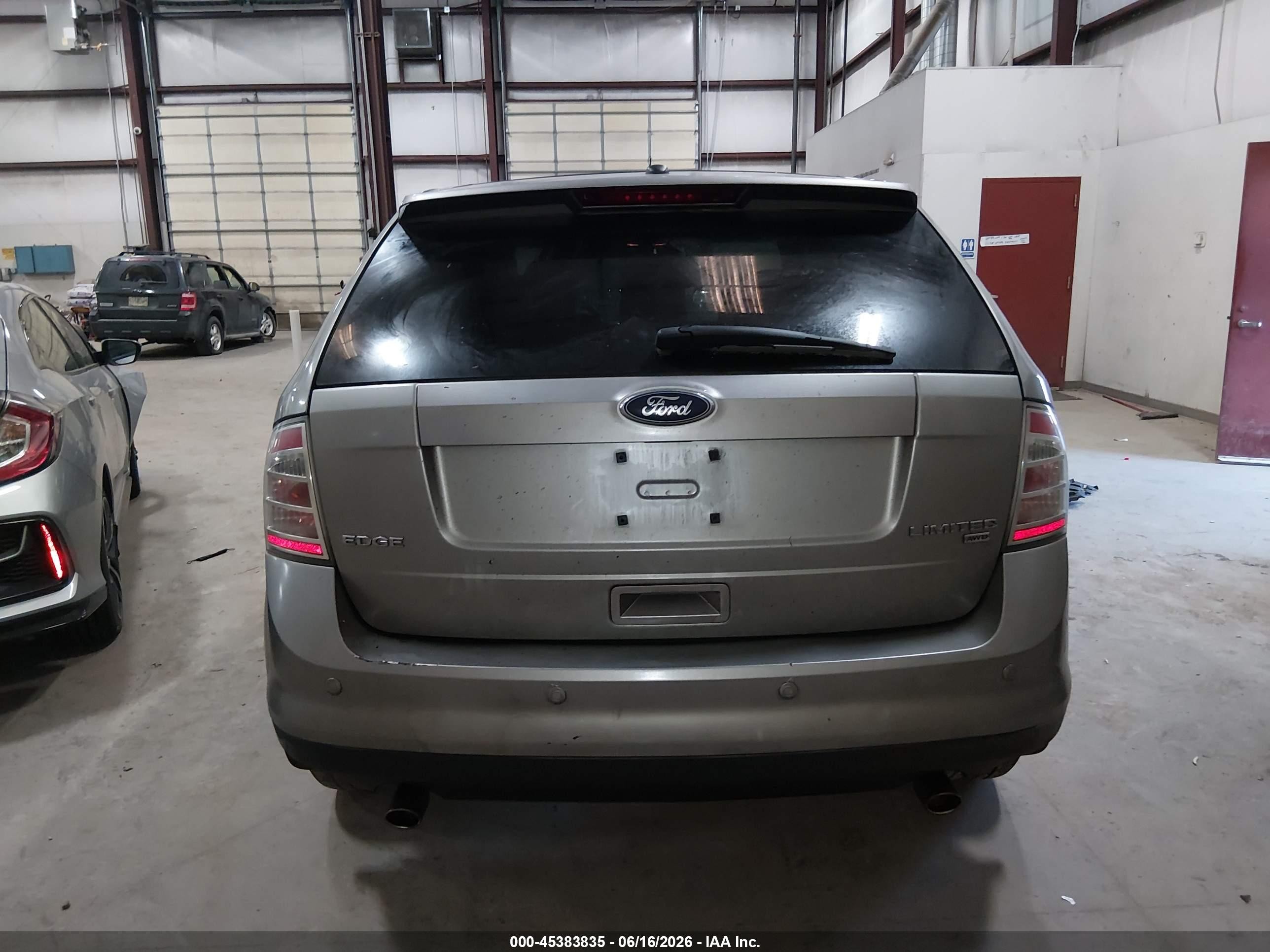 2008 Ford Edge Limited Silver vin: 2FMDK49C28BB24955