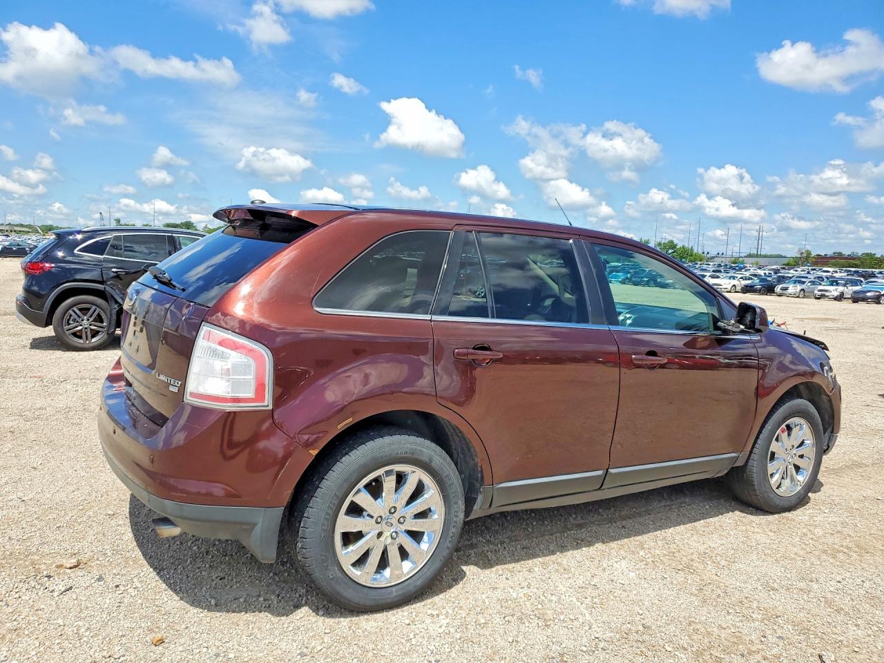 2009 Ford Edge Limited Maroon vin: 2FMDK49C29BA74608