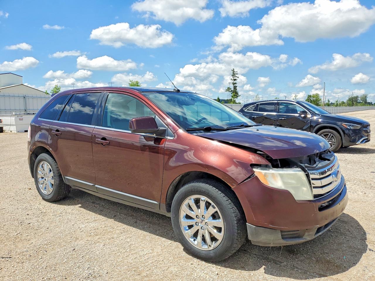 2009 Ford Edge Limited Maroon vin: 2FMDK49C29BA74608
