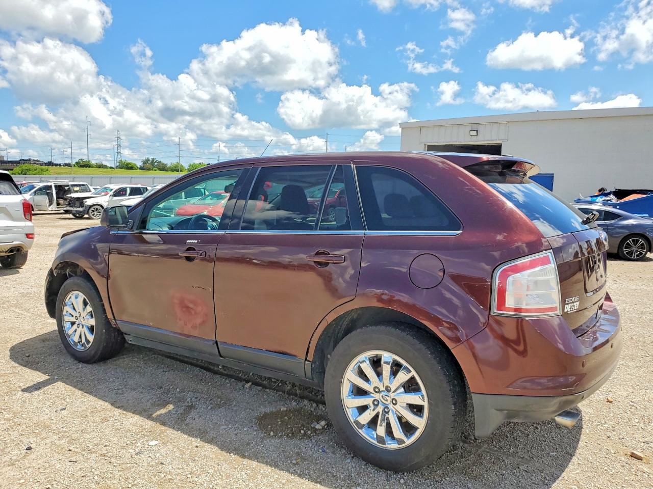 2009 Ford Edge Limited Maroon vin: 2FMDK49C29BA74608