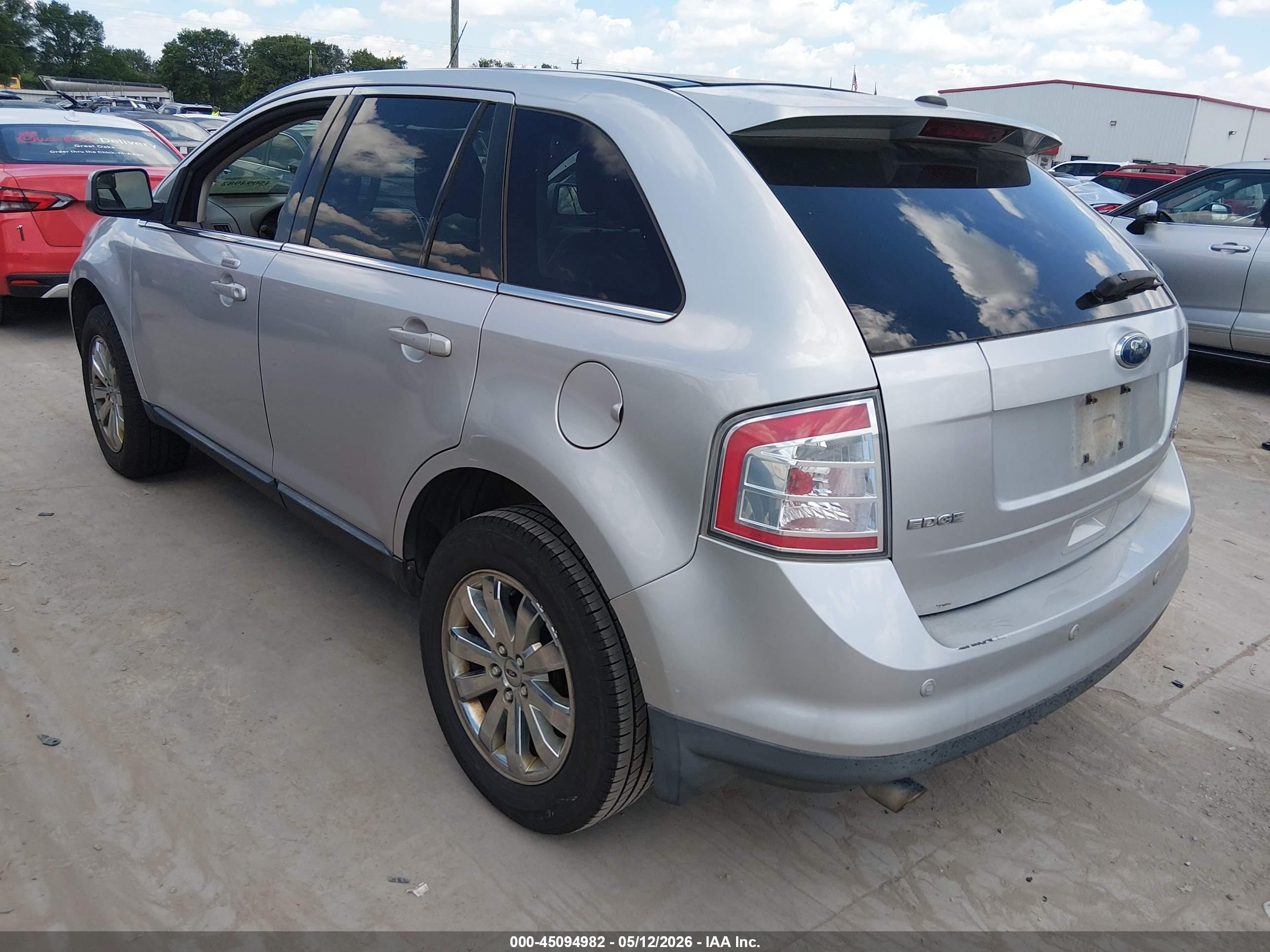 2009 Ford Edge Limited Серебряный vin: 2FMDK49C29BB03914