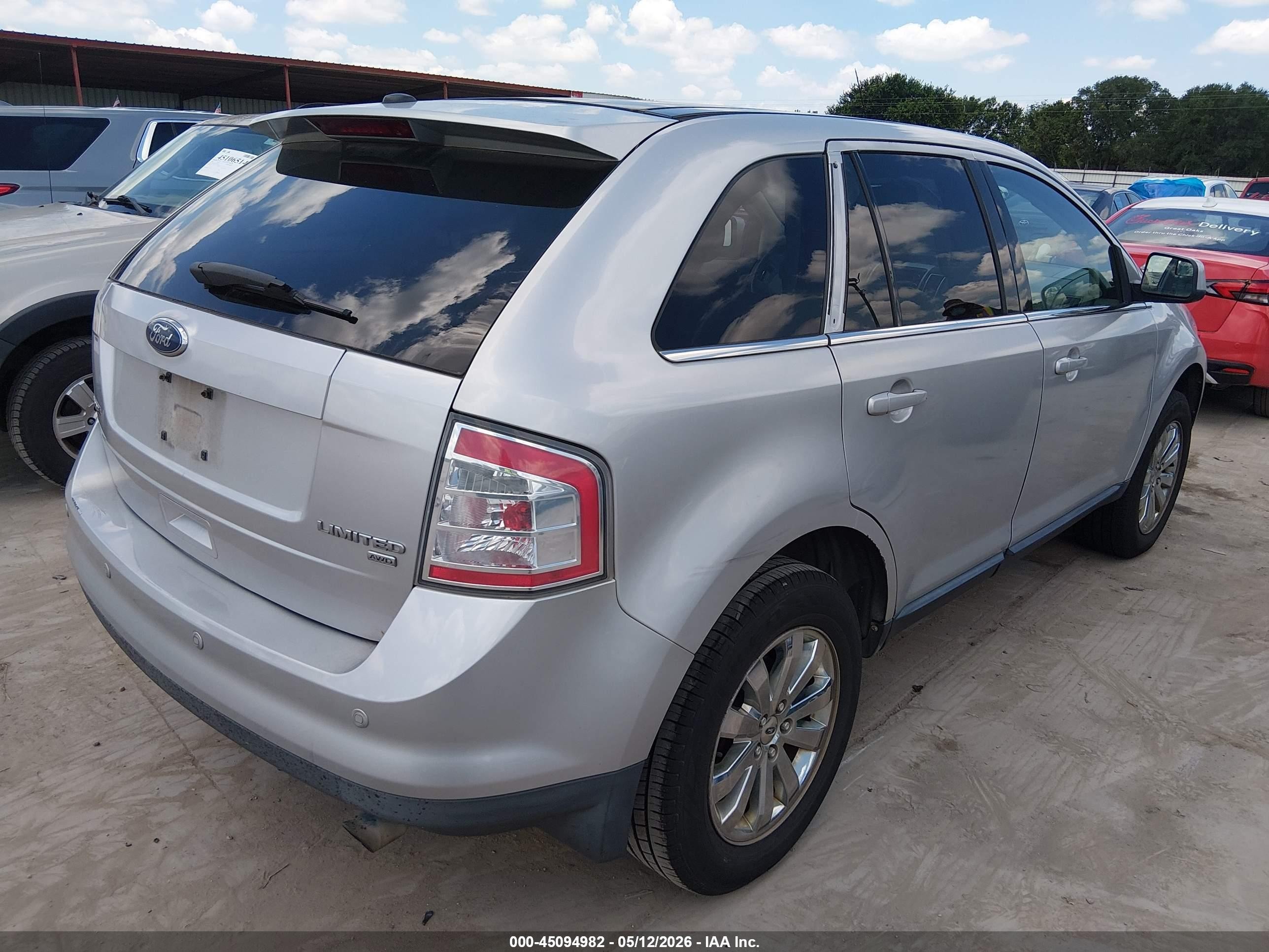 2009 Ford Edge Limited Серебряный vin: 2FMDK49C29BB03914