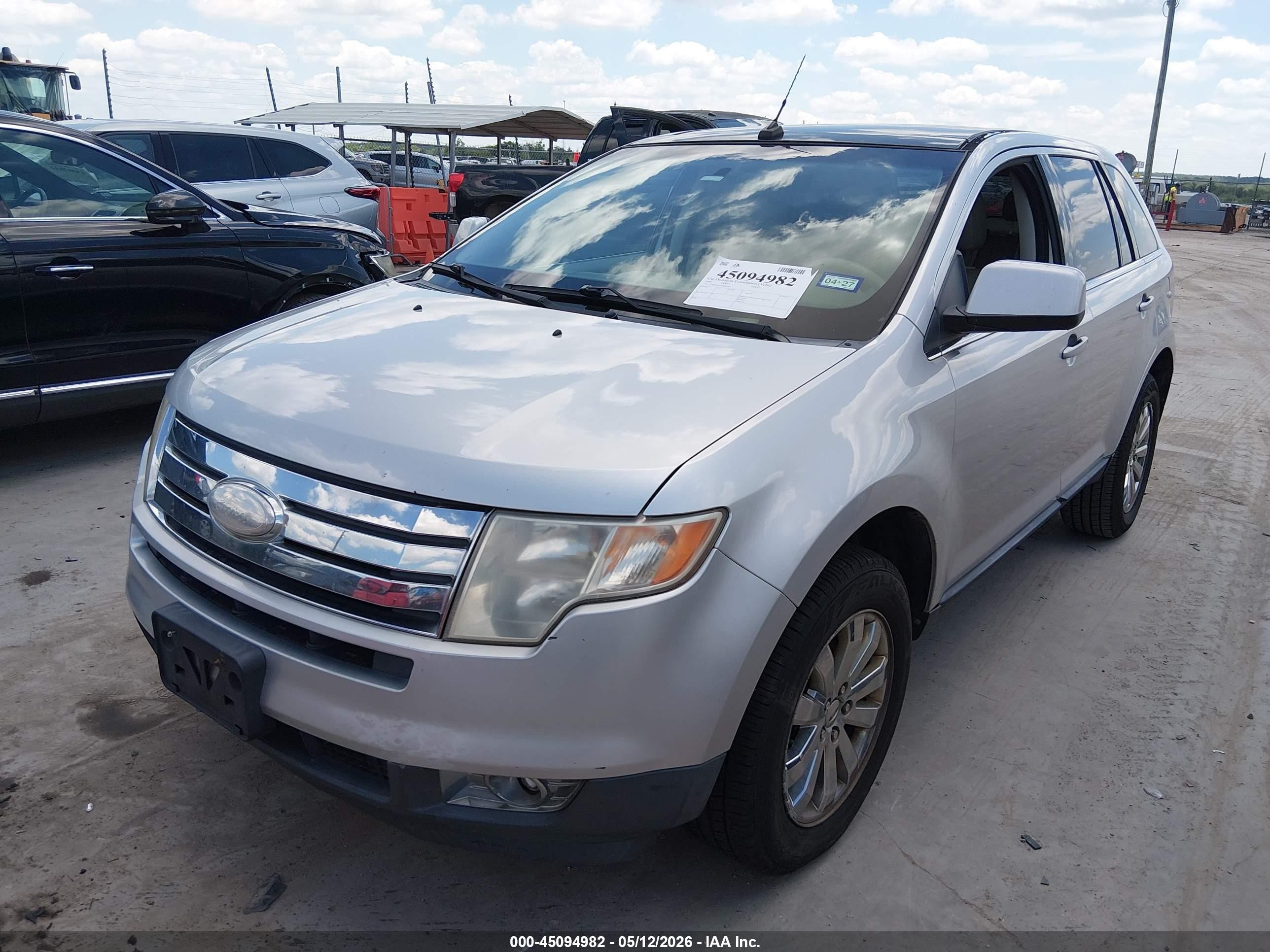 2009 Ford Edge Limited Серебряный vin: 2FMDK49C29BB03914