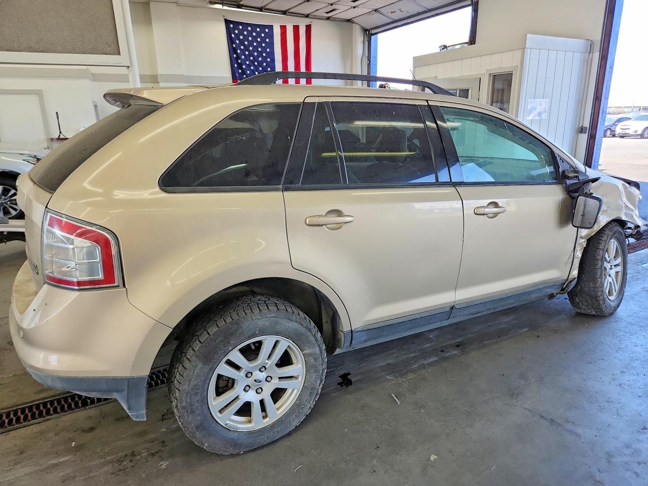 2007 Ford Edge Sel Plus Желто-коричневый vin: 2FMDK49C37BA66756