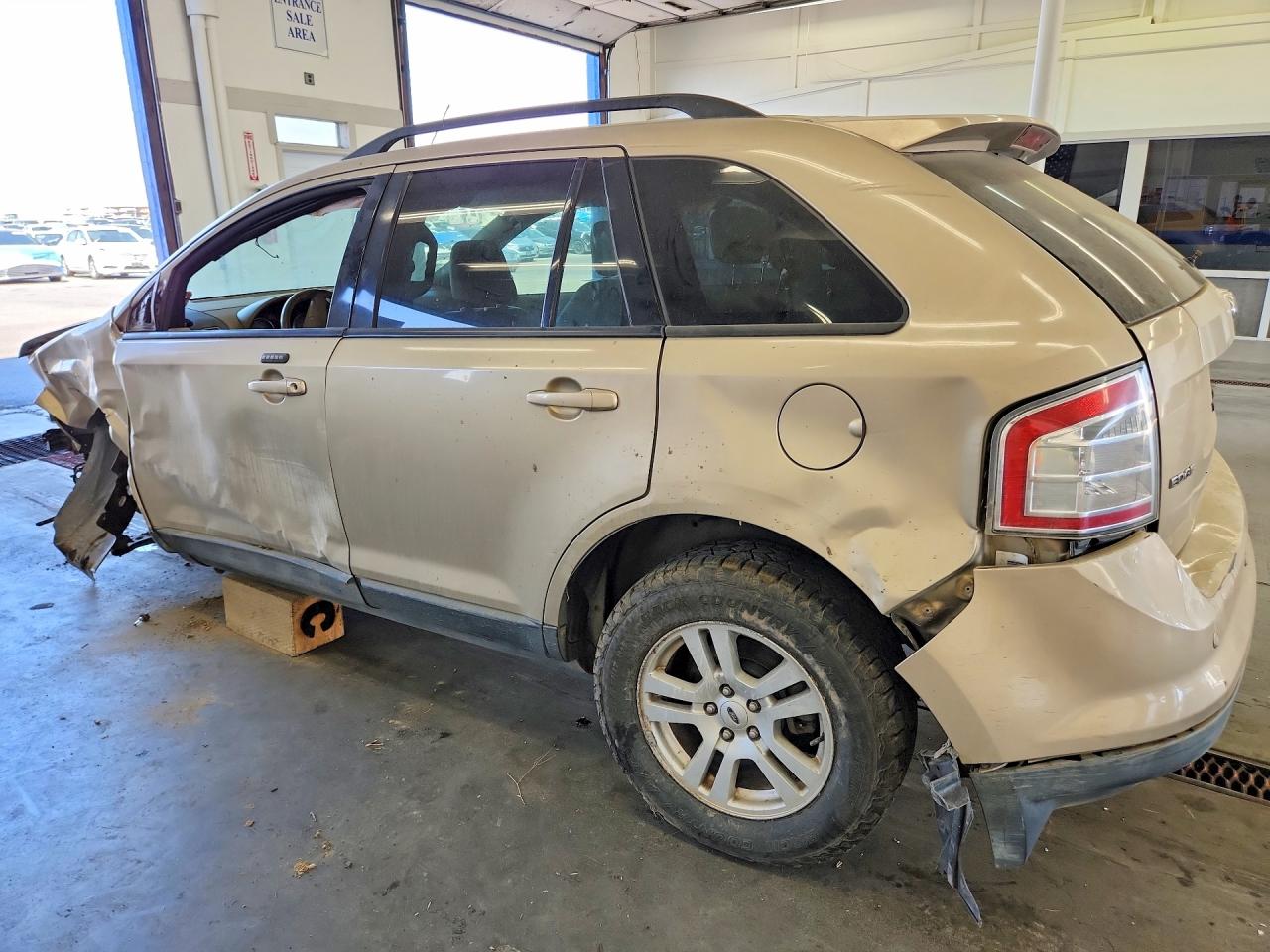 2007 Ford Edge Sel Plus Желто-коричневый vin: 2FMDK49C37BA66756