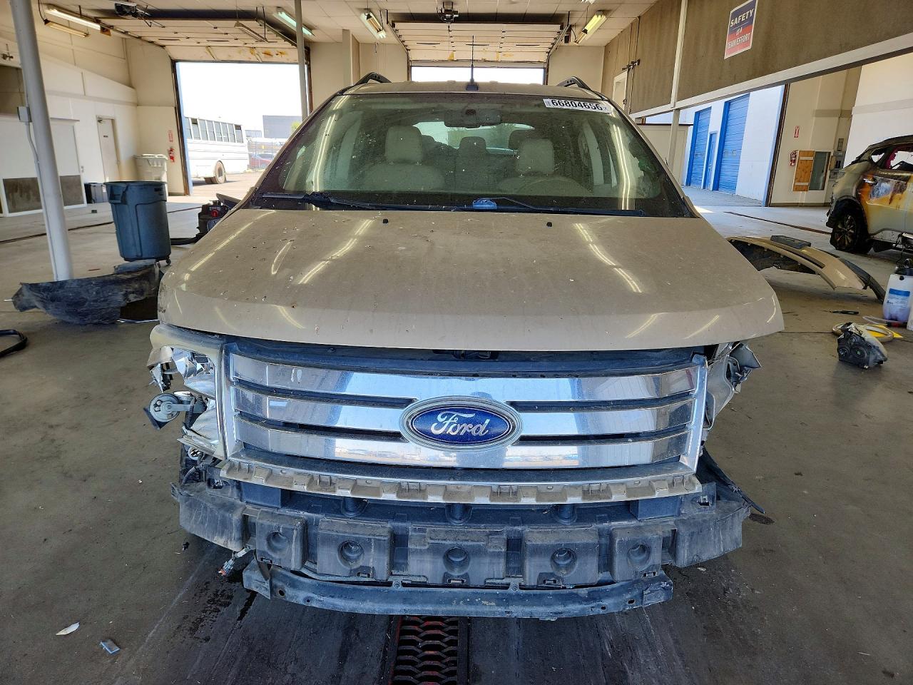 2007 Ford Edge Sel Plus Желто-коричневый vin: 2FMDK49C37BA66756