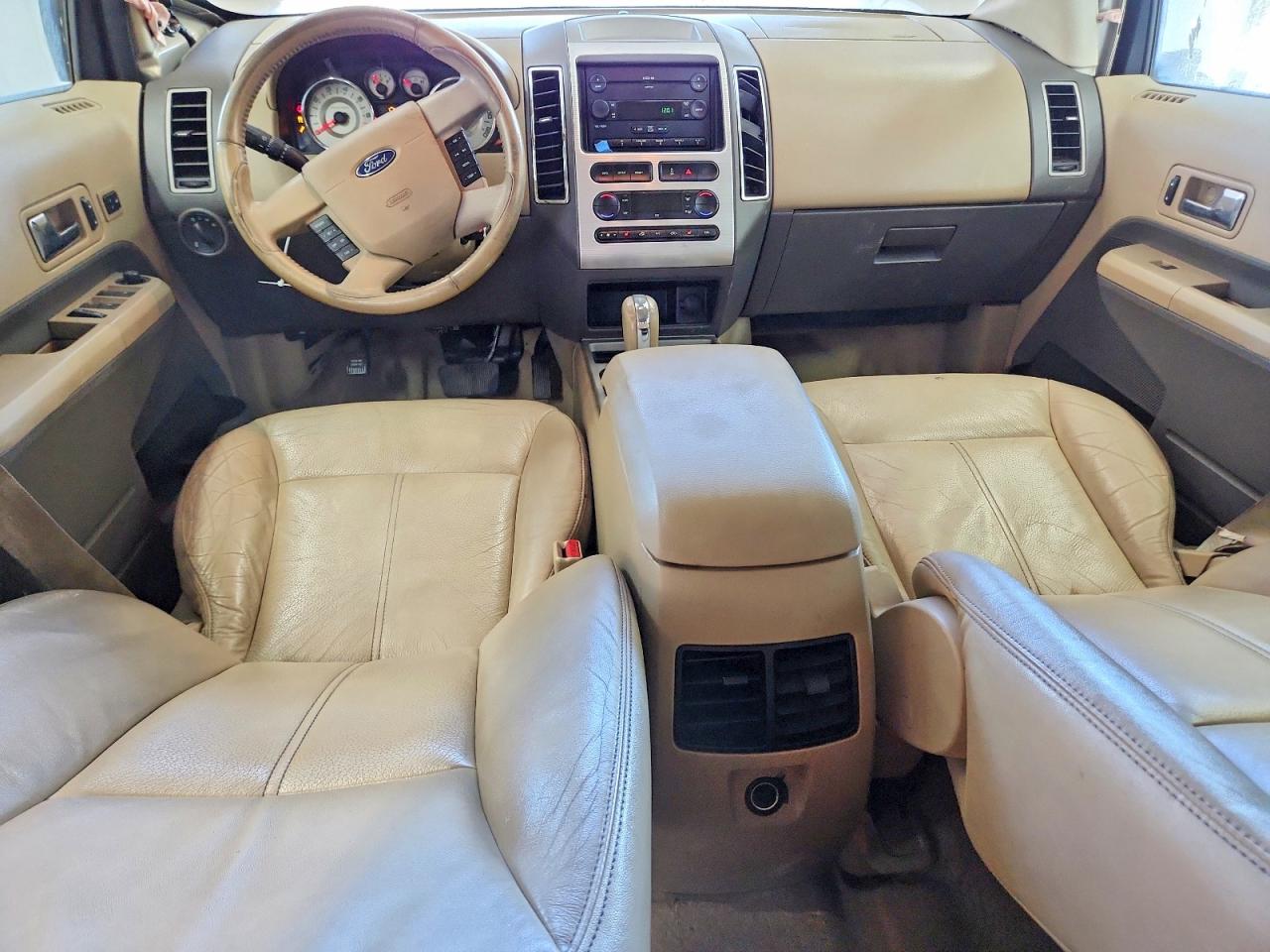 2007 Ford Edge Sel Plus Желто-коричневый vin: 2FMDK49C37BA66756