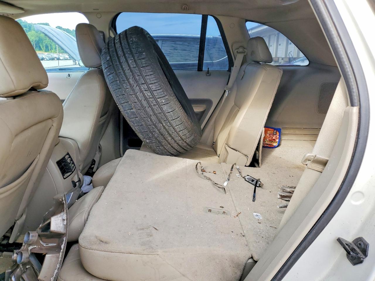 2007 Ford Edge White vin: 2FMDK49C37BA93715
