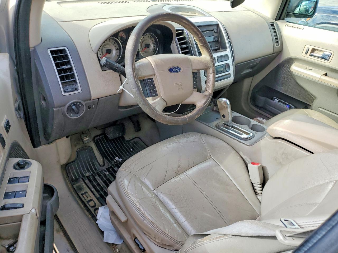 2007 Ford Edge White vin: 2FMDK49C37BA93715