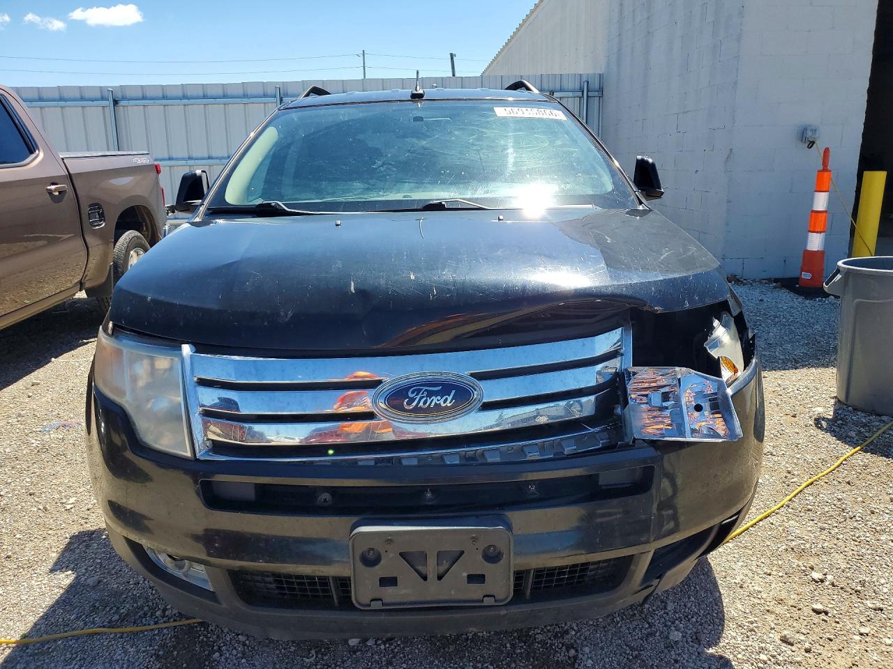 2007 Ford Edge Sel Plus Black vin: 2FMDK49C37BB30097