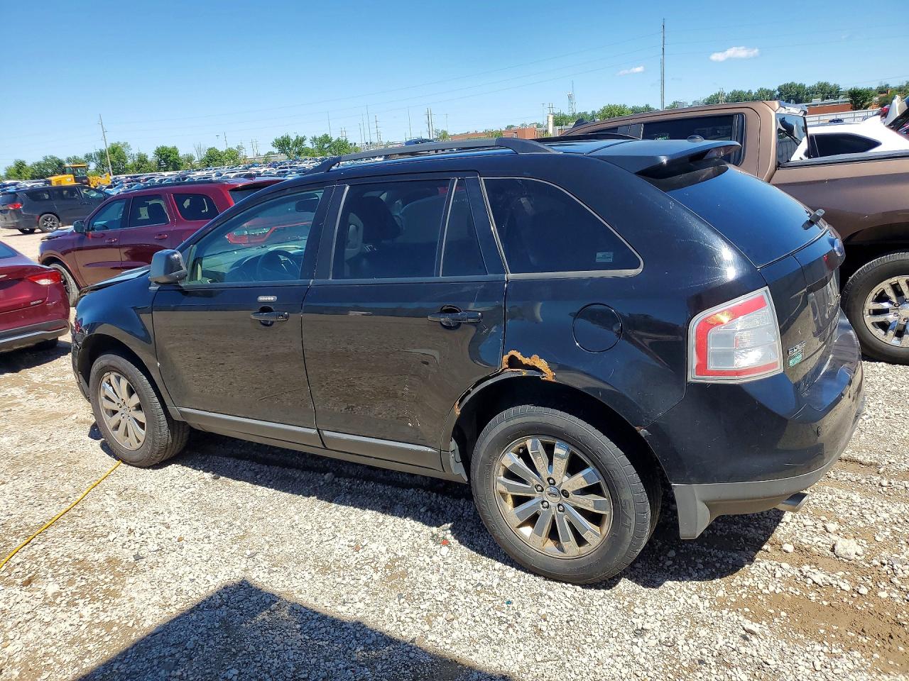 2007 Ford Edge Sel Plus Black vin: 2FMDK49C37BB30097