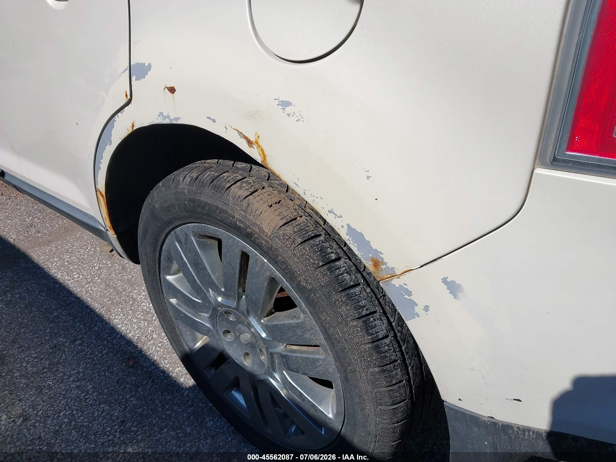 2008 Ford Edge Limited White vin: 2FMDK49C38BA18580