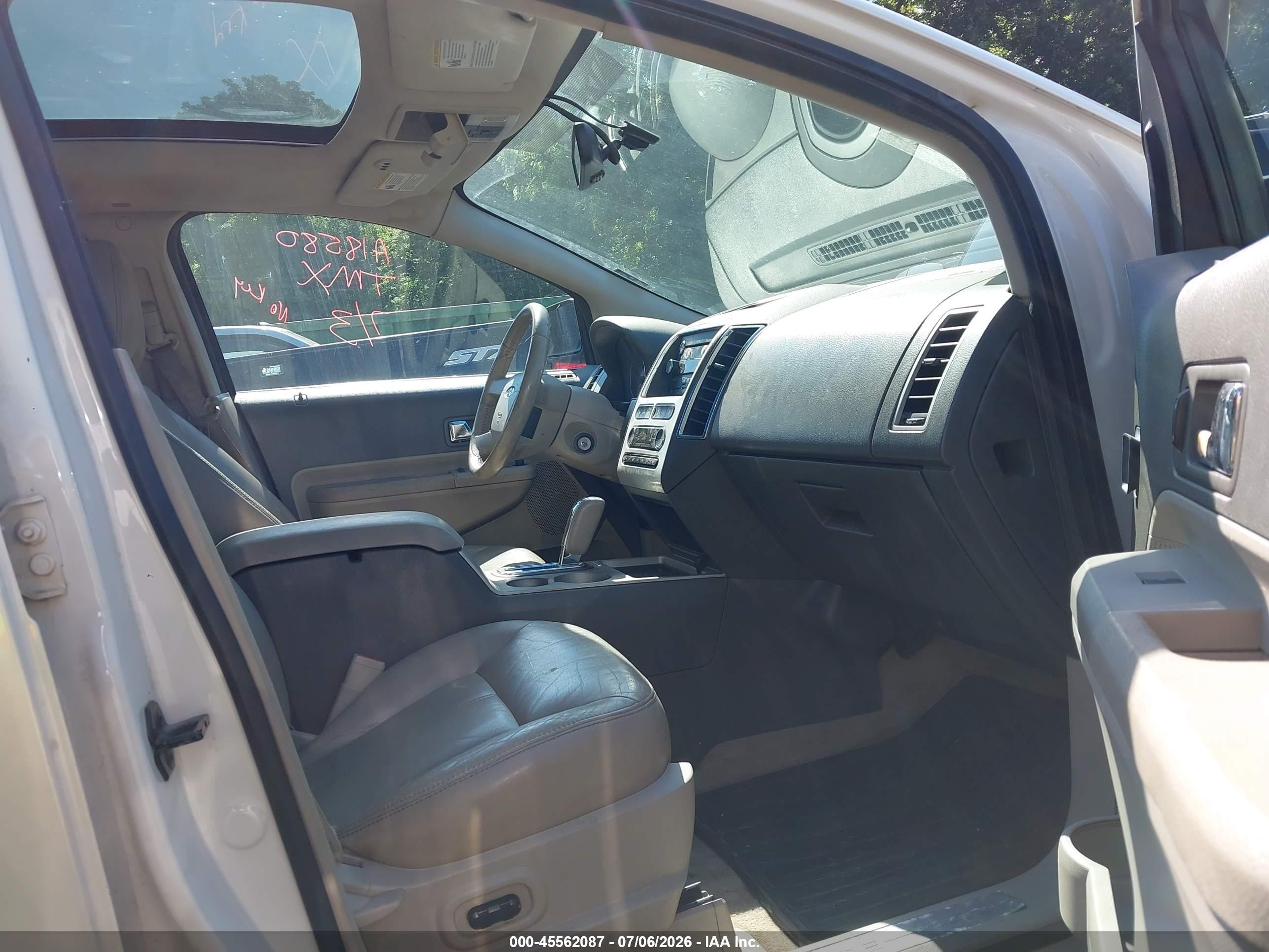 2008 Ford Edge Limited White vin: 2FMDK49C38BA18580