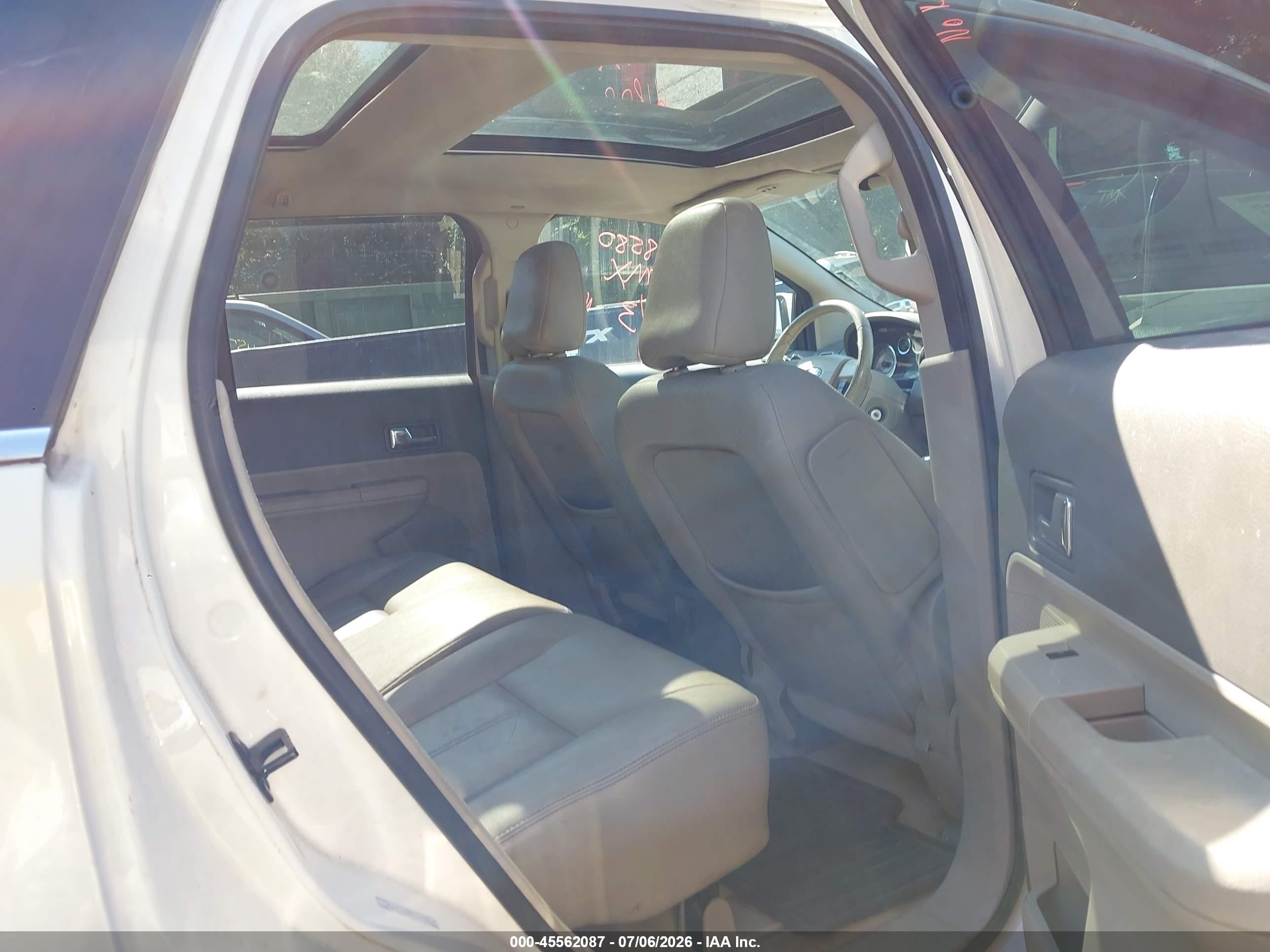 2008 Ford Edge Limited White vin: 2FMDK49C38BA18580