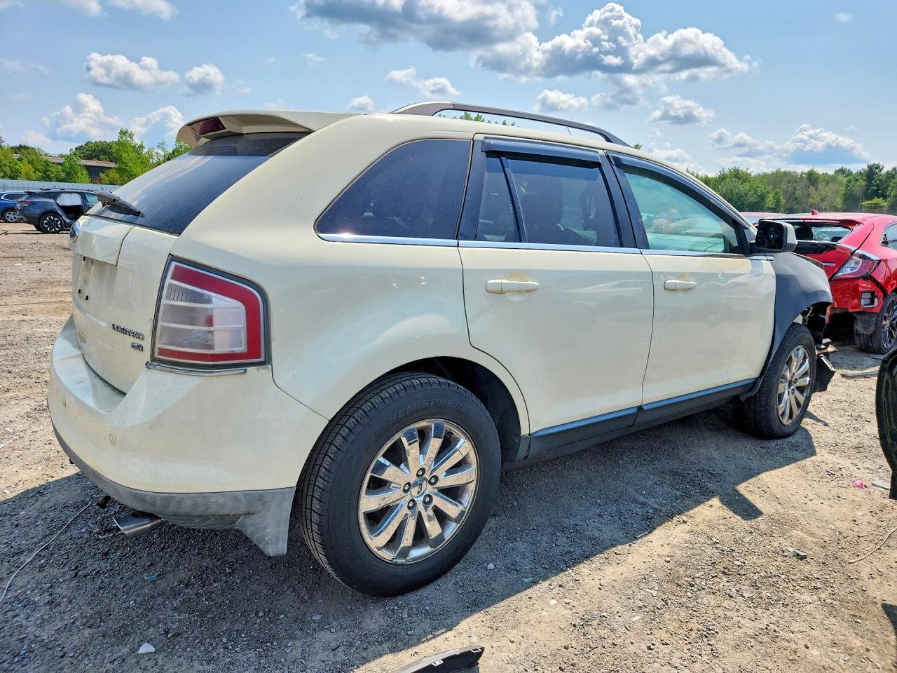2008 Ford Edge Limited Cream vin: 2FMDK49C38BA23309