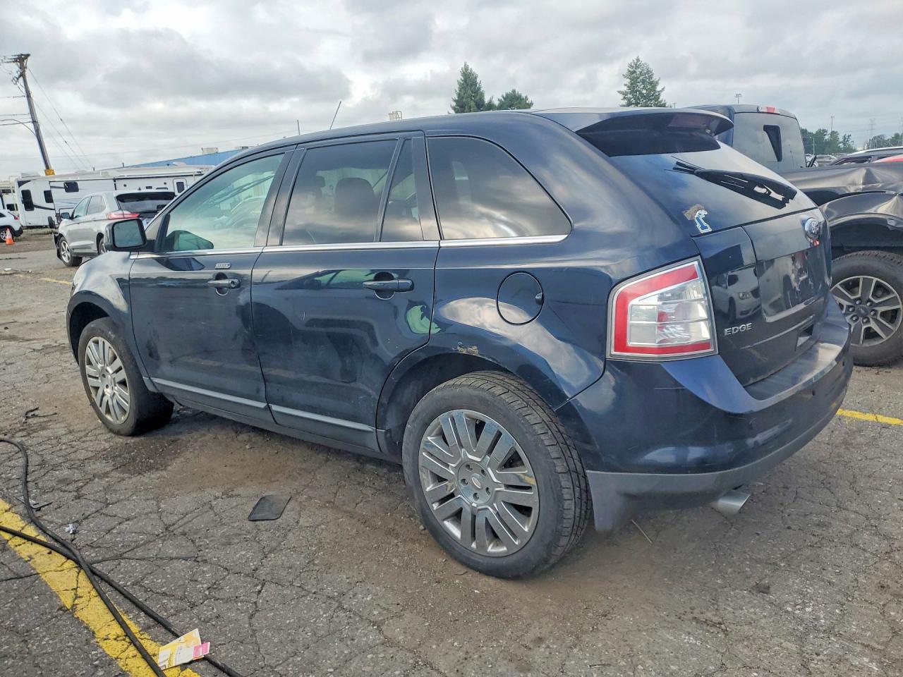 2008 Ford Edge Limited Black vin: 2FMDK49C38BA43138
