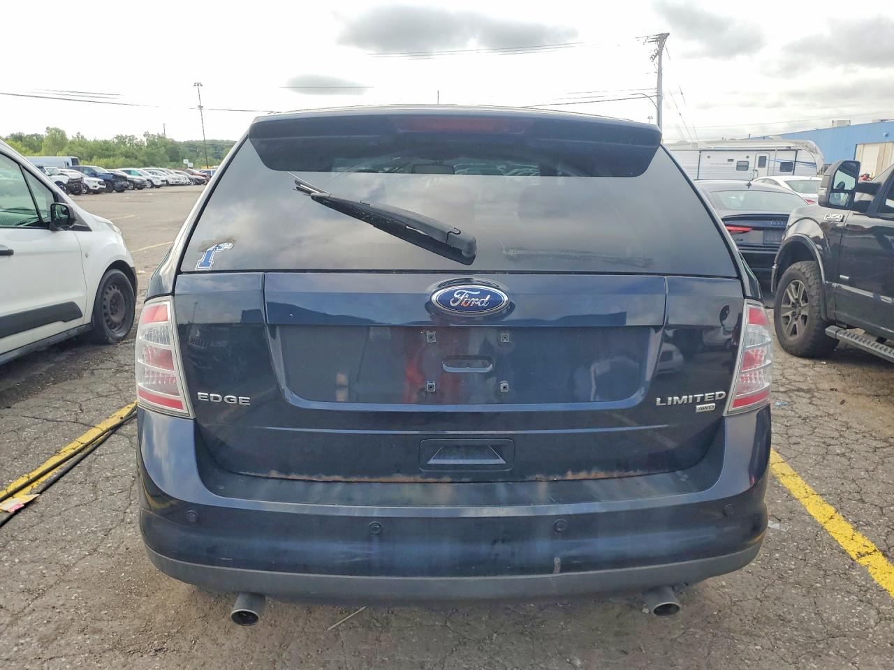 2008 Ford Edge Limited Black vin: 2FMDK49C38BA43138