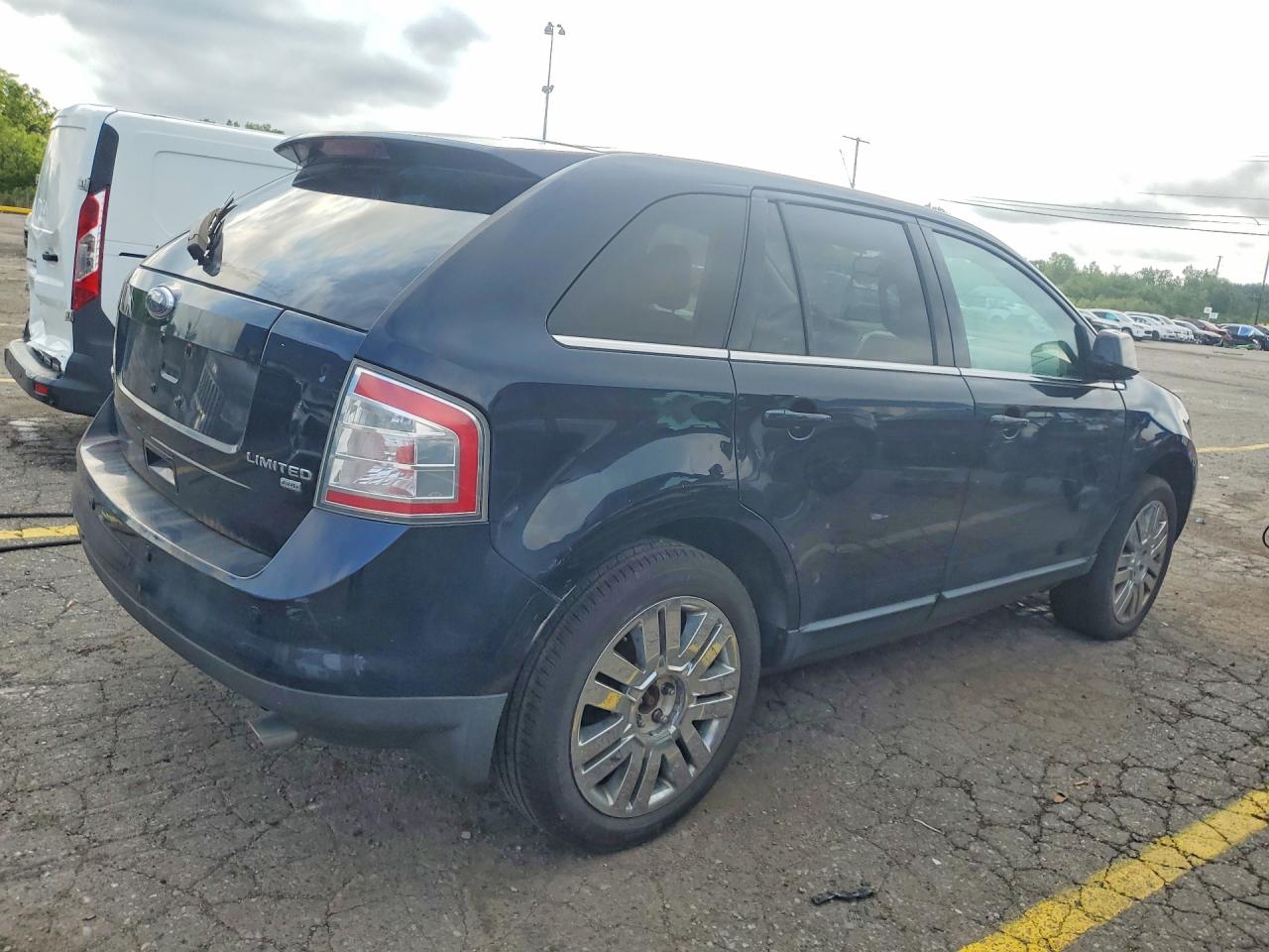2008 Ford Edge Limited Black vin: 2FMDK49C38BA43138