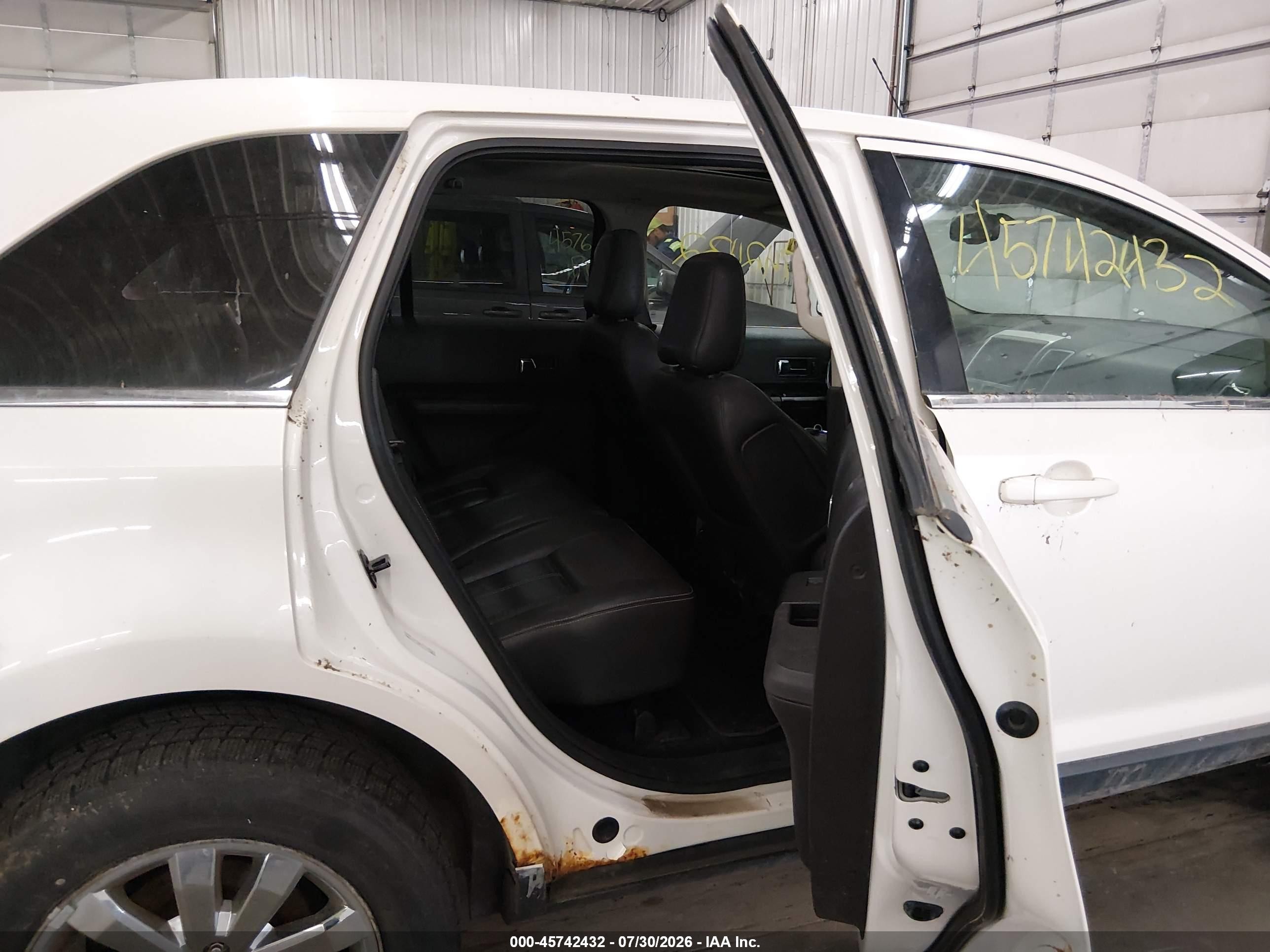 2008 Ford Edge Limited White vin: 2FMDK49C38BA83722