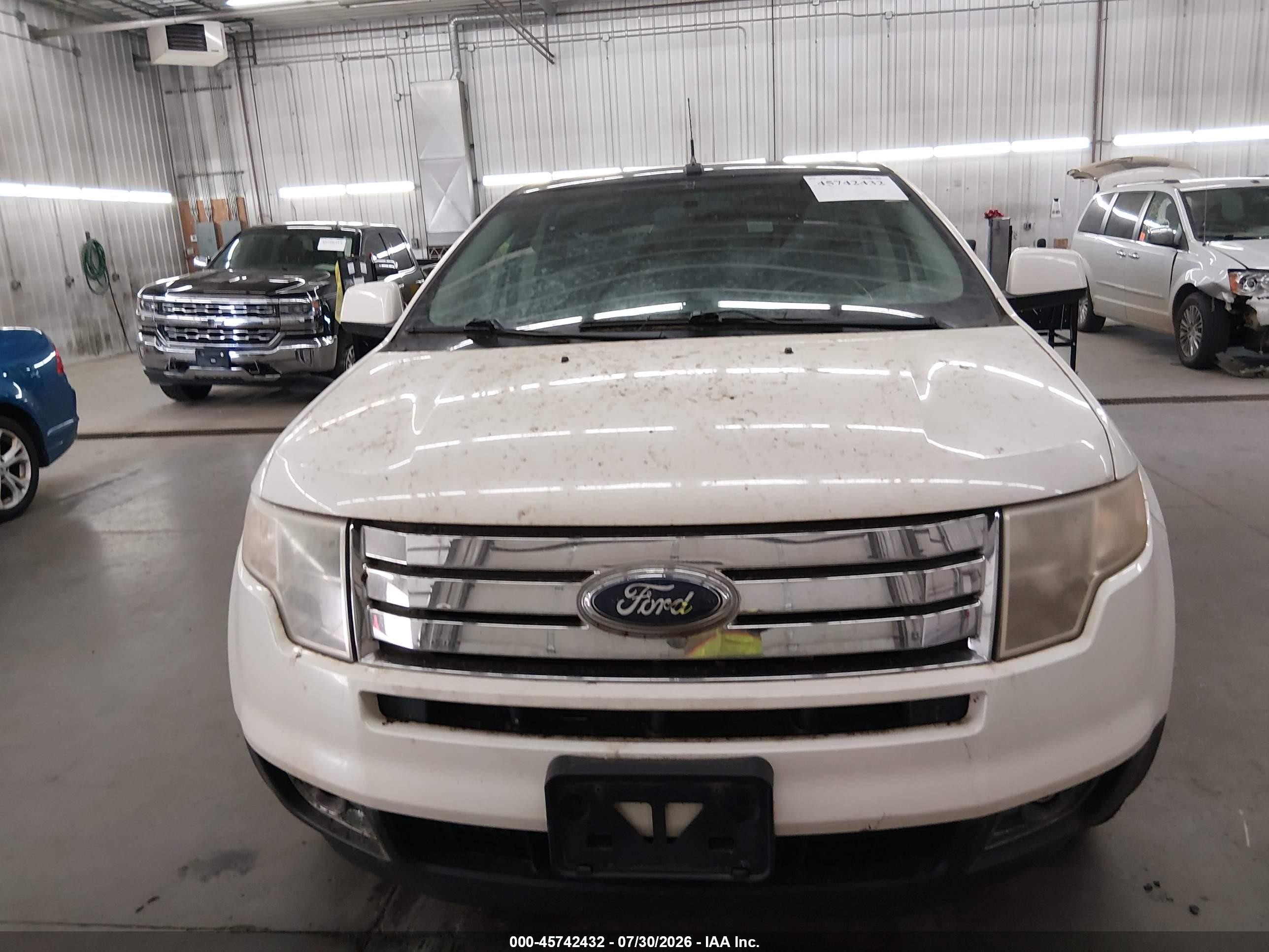 2008 Ford Edge Limited White vin: 2FMDK49C38BA83722