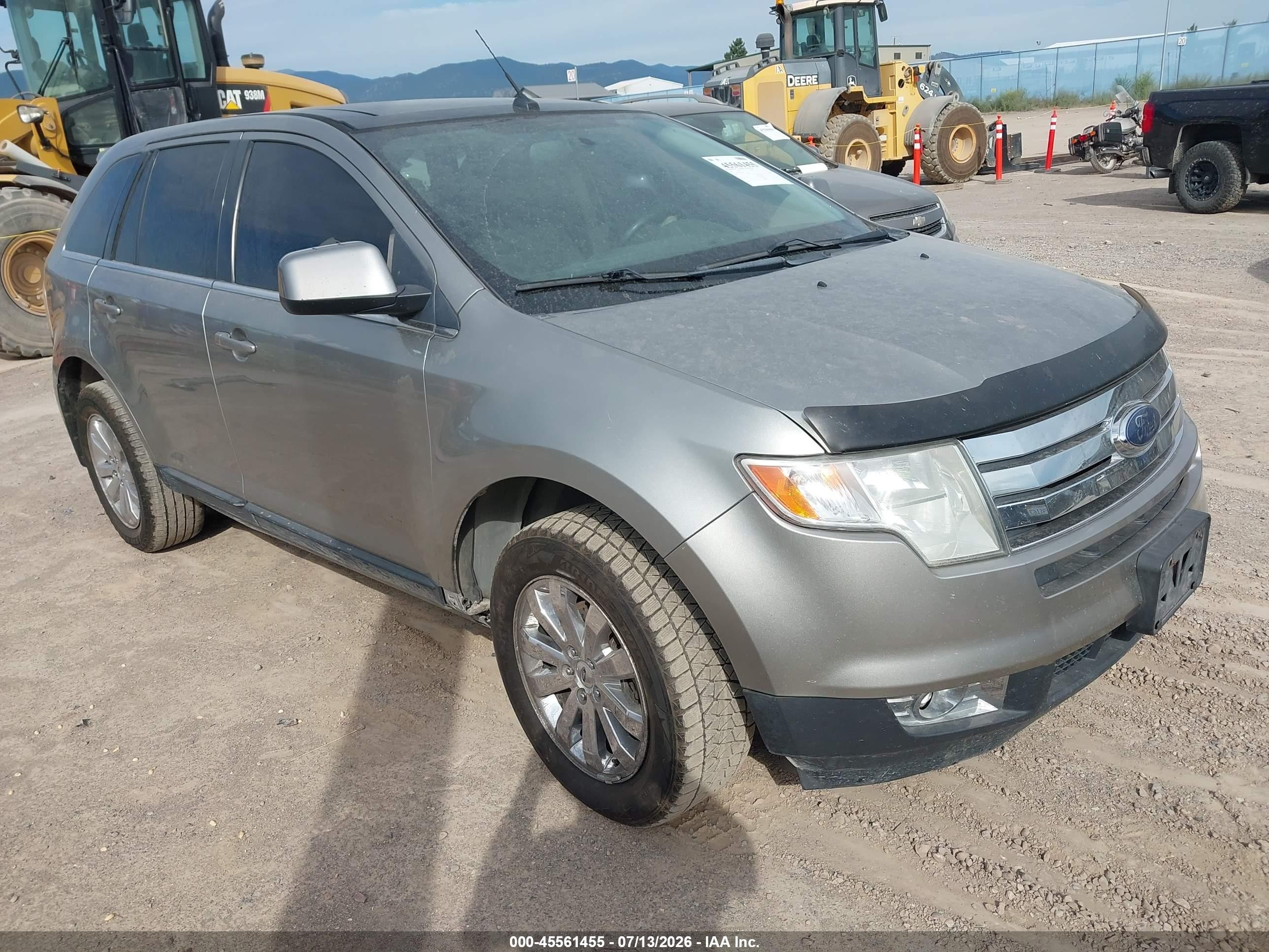 2008 Ford Edge Limited Серебряный vin: 2FMDK49C38BA89665