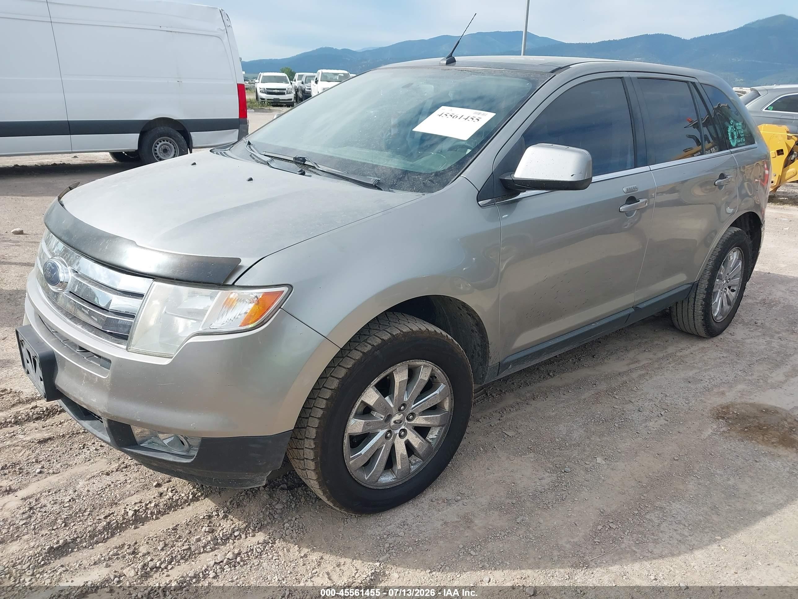 2008 Ford Edge Limited Серебряный vin: 2FMDK49C38BA89665