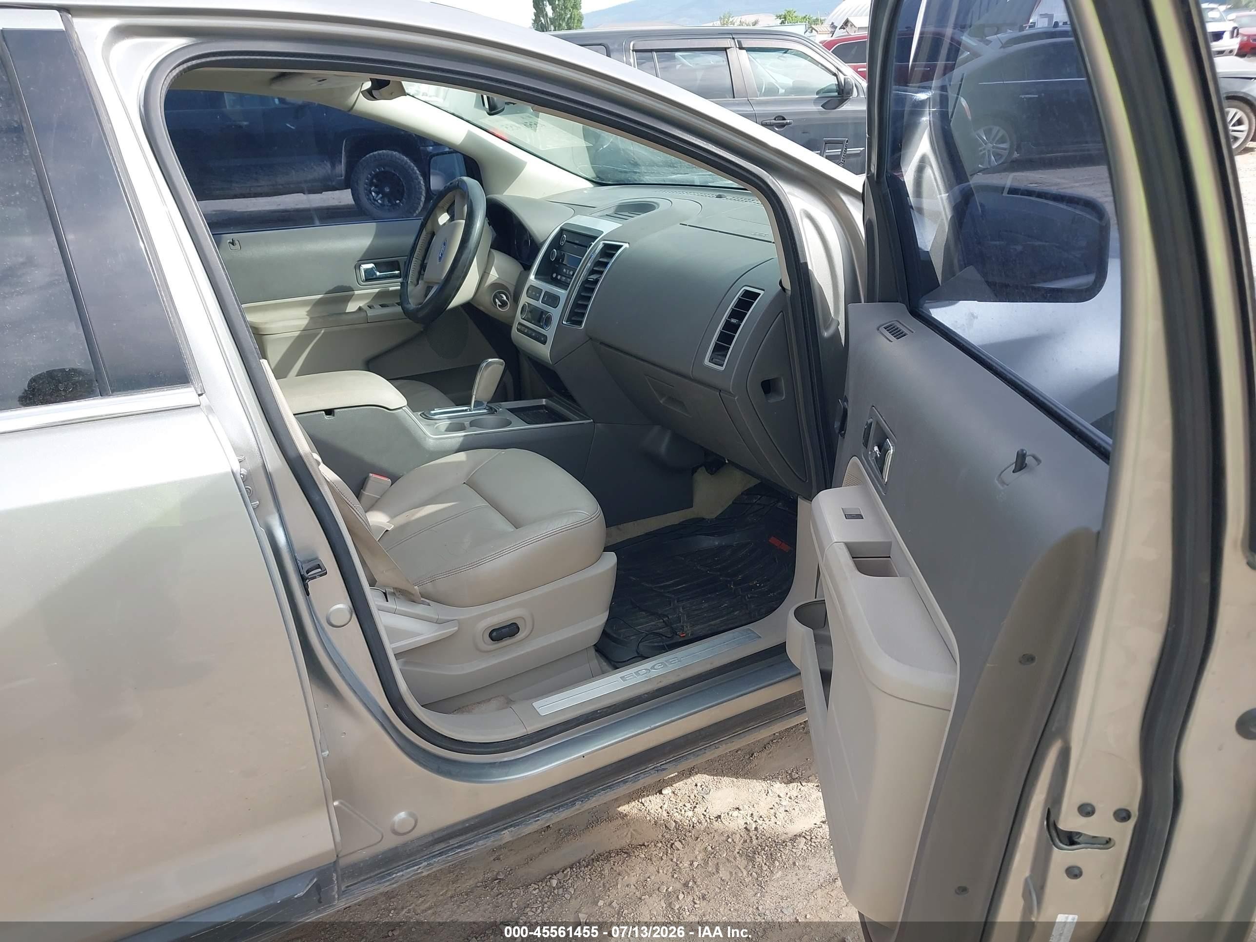 2008 Ford Edge Limited Серебряный vin: 2FMDK49C38BA89665