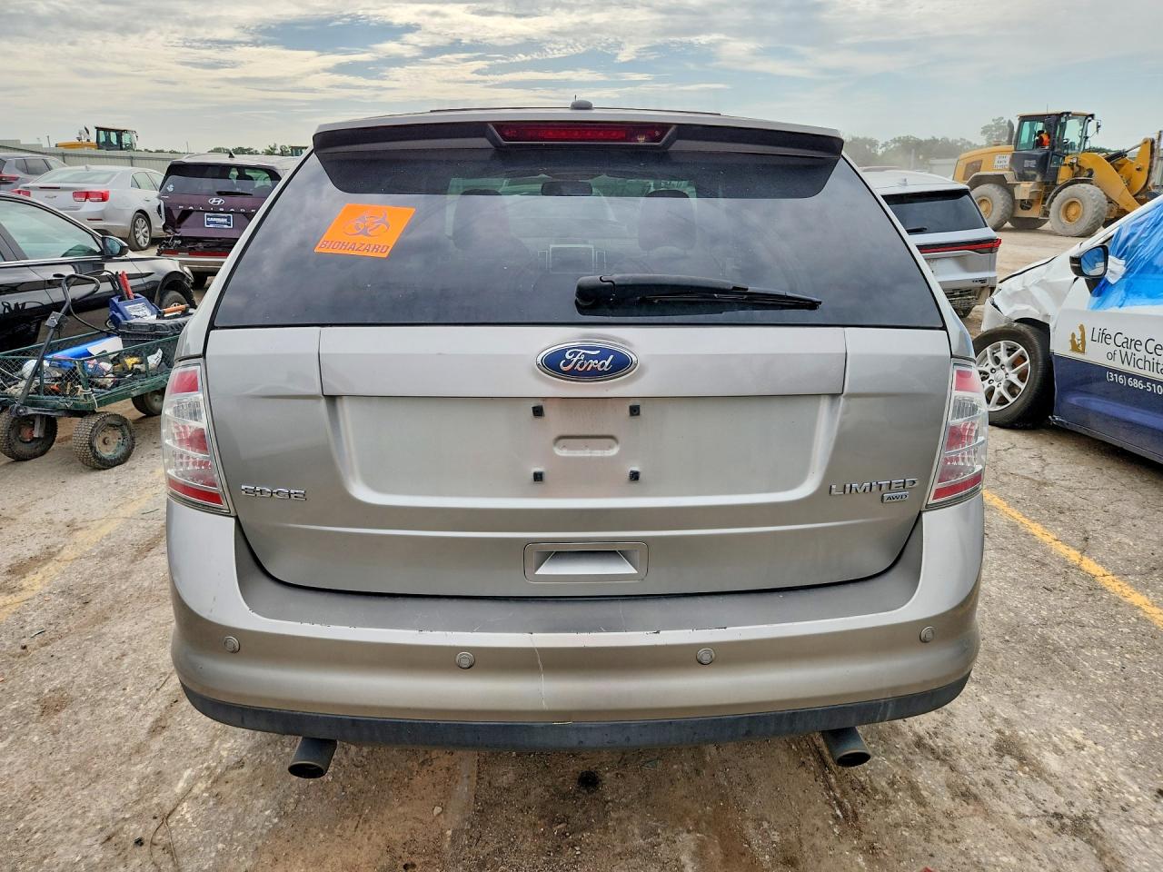 2008 Ford Edge Limited Silver vin: 2FMDK49C38BA98074