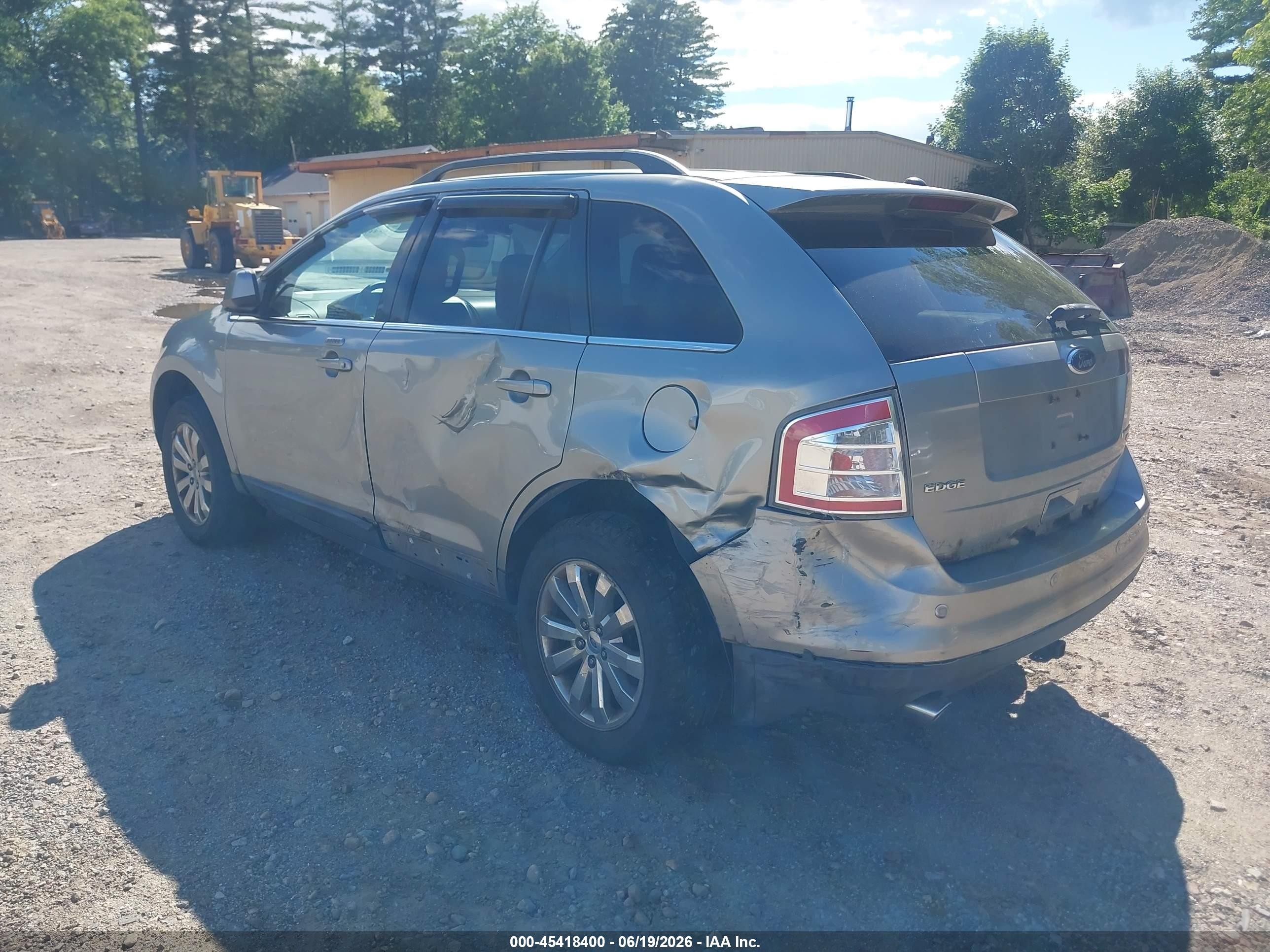 2008 Ford Edge Limited Silver vin: 2FMDK49C38BB10966