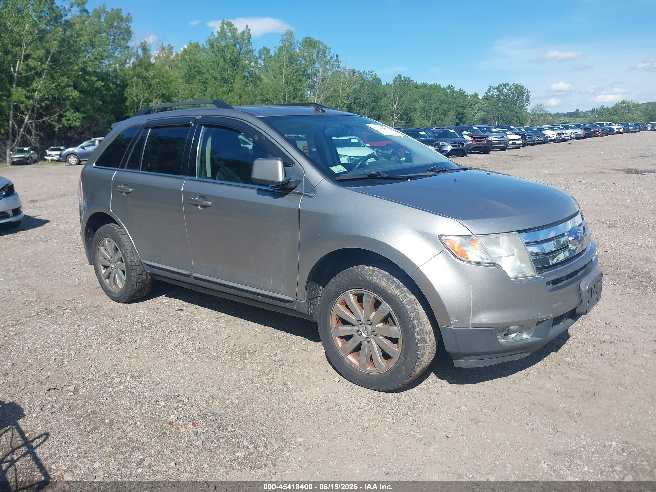 2008 Ford Edge Limited Silver vin: 2FMDK49C38BB10966