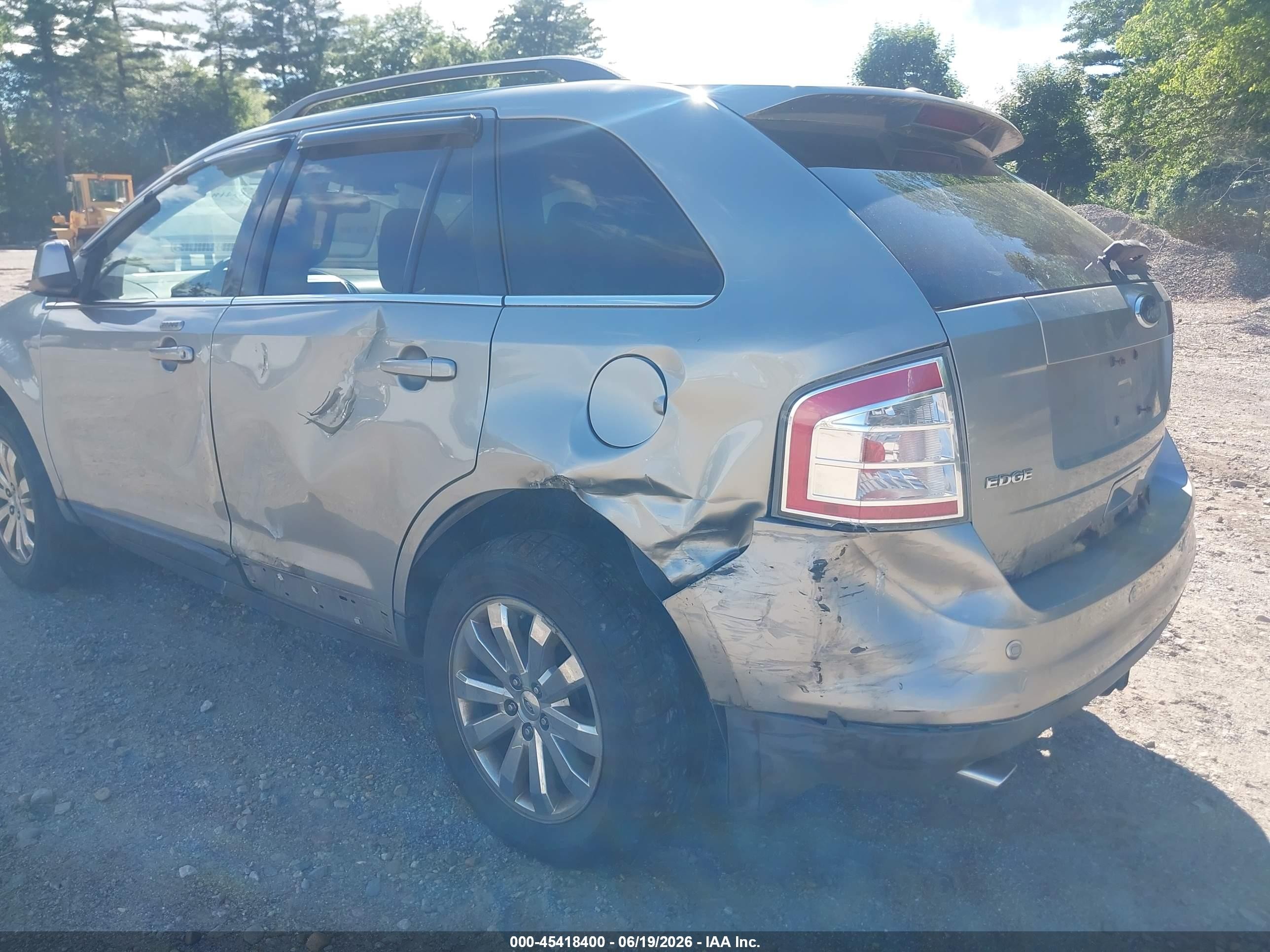 2008 Ford Edge Limited Silver vin: 2FMDK49C38BB10966