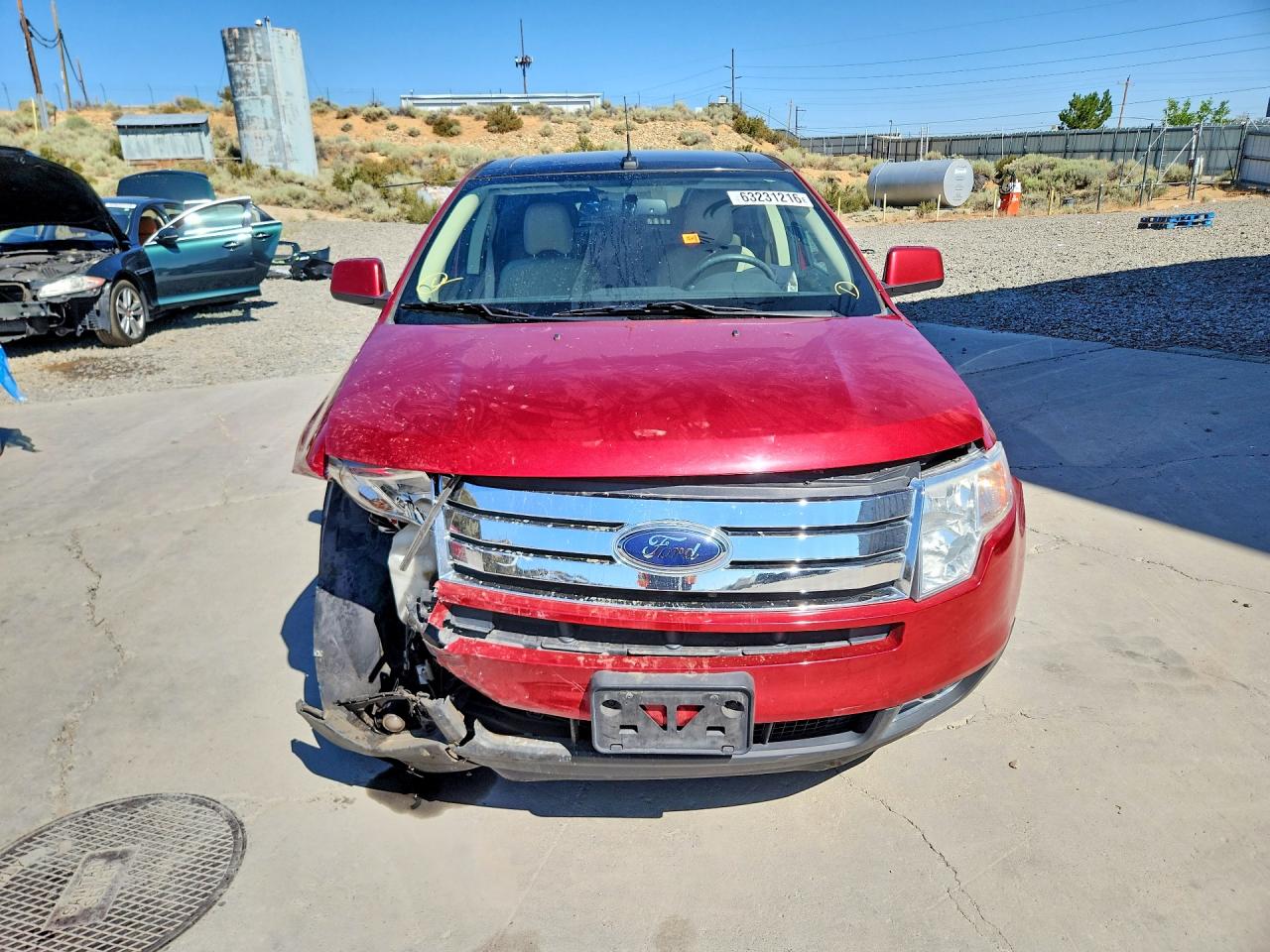 2008 Ford Edge Limited Burgundy vin: 2FMDK49C38BB15049