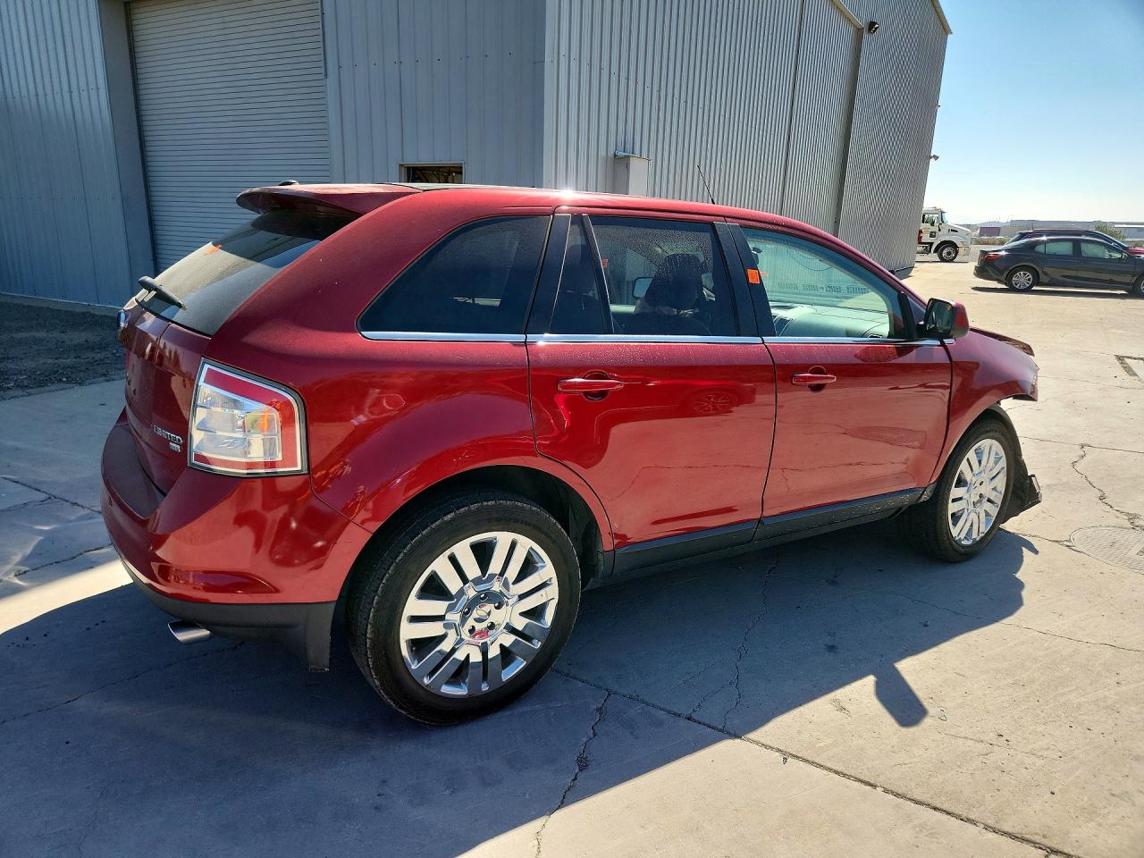 2008 Ford Edge Limited Burgundy vin: 2FMDK49C38BB15049