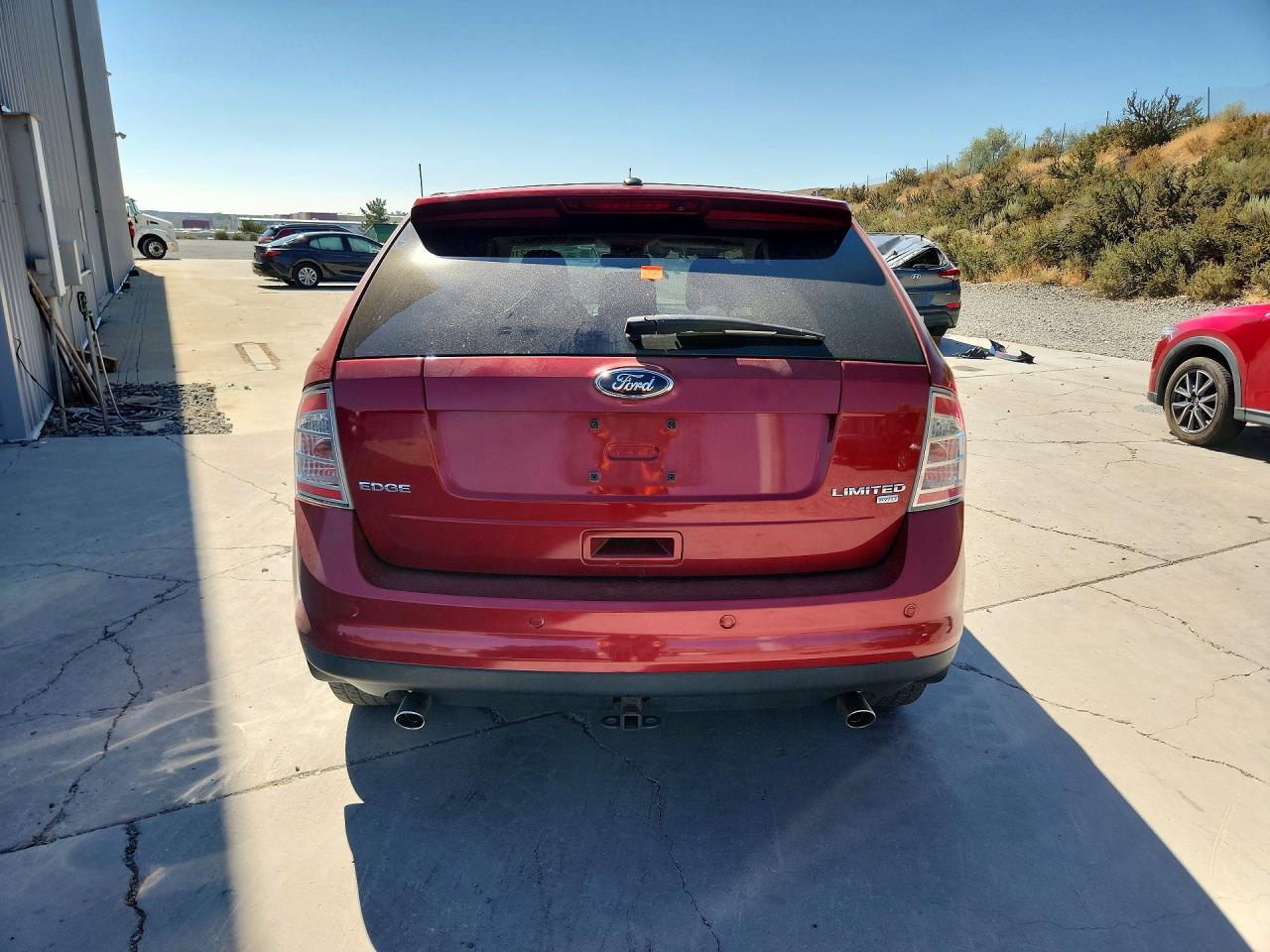 2008 Ford Edge Limited Burgundy vin: 2FMDK49C38BB15049