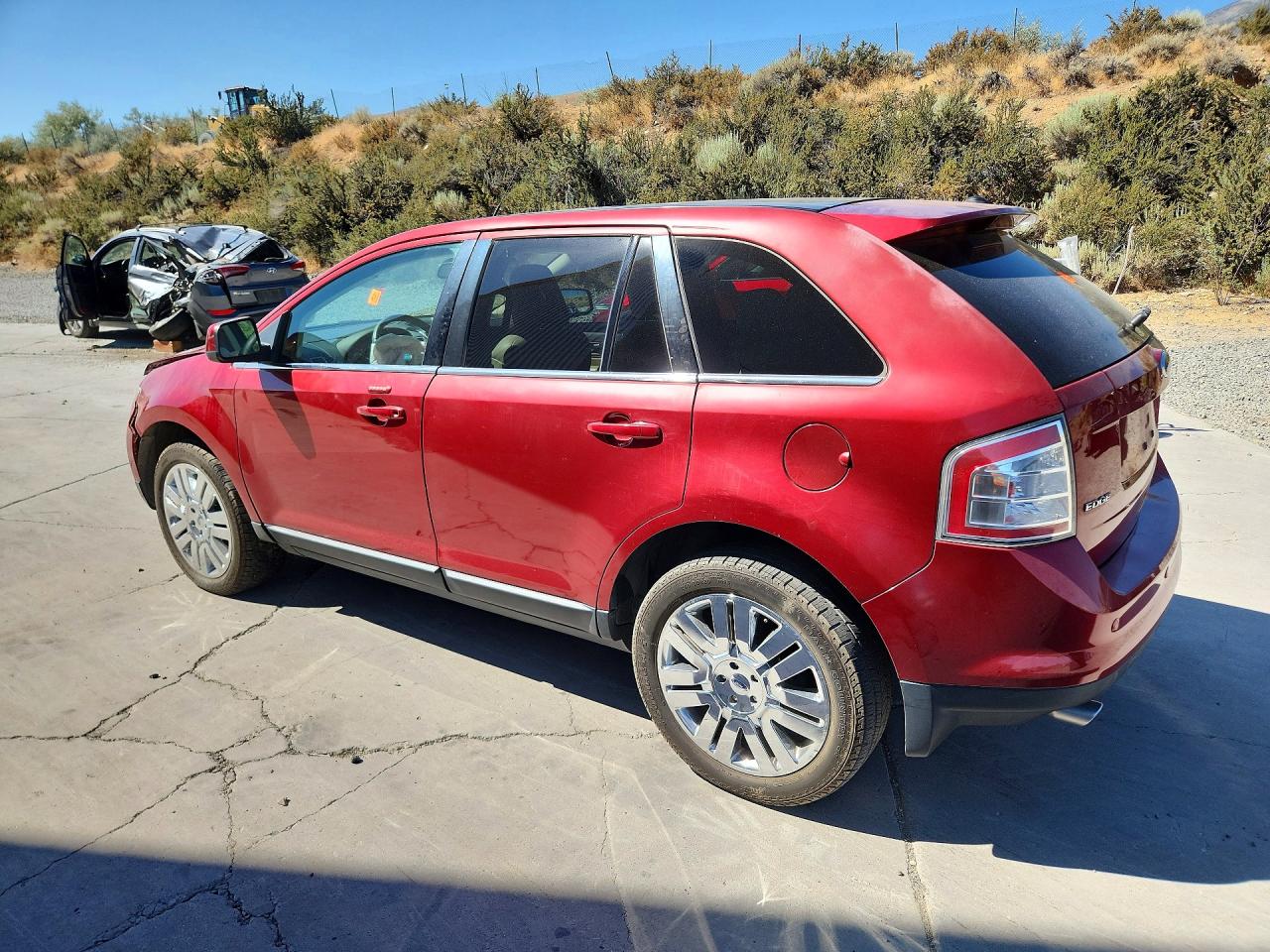 2008 Ford Edge Limited Burgundy vin: 2FMDK49C38BB15049