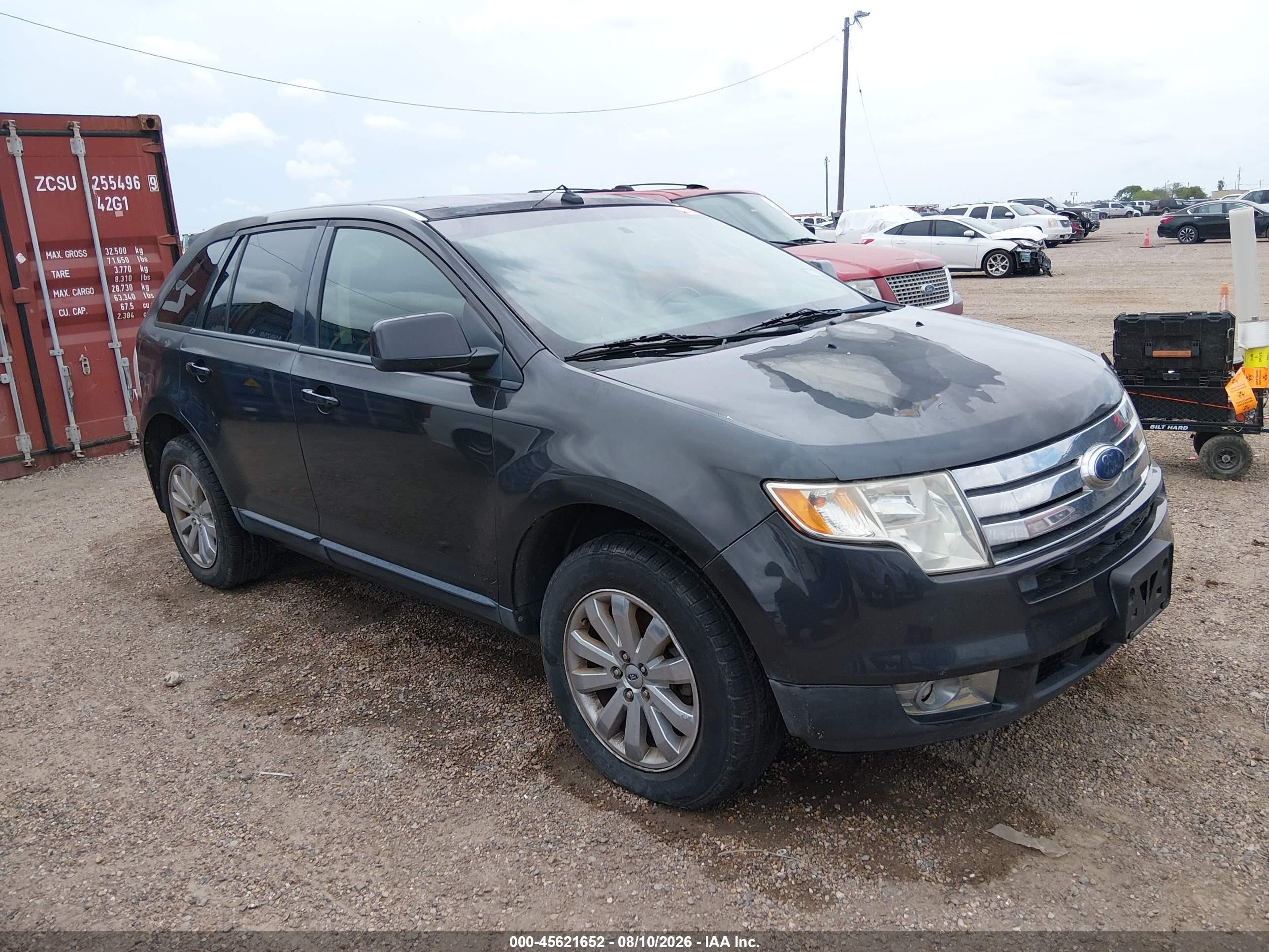 2007 Ford Edge Sel Plus Gray vin: 2FMDK49C47BA81511