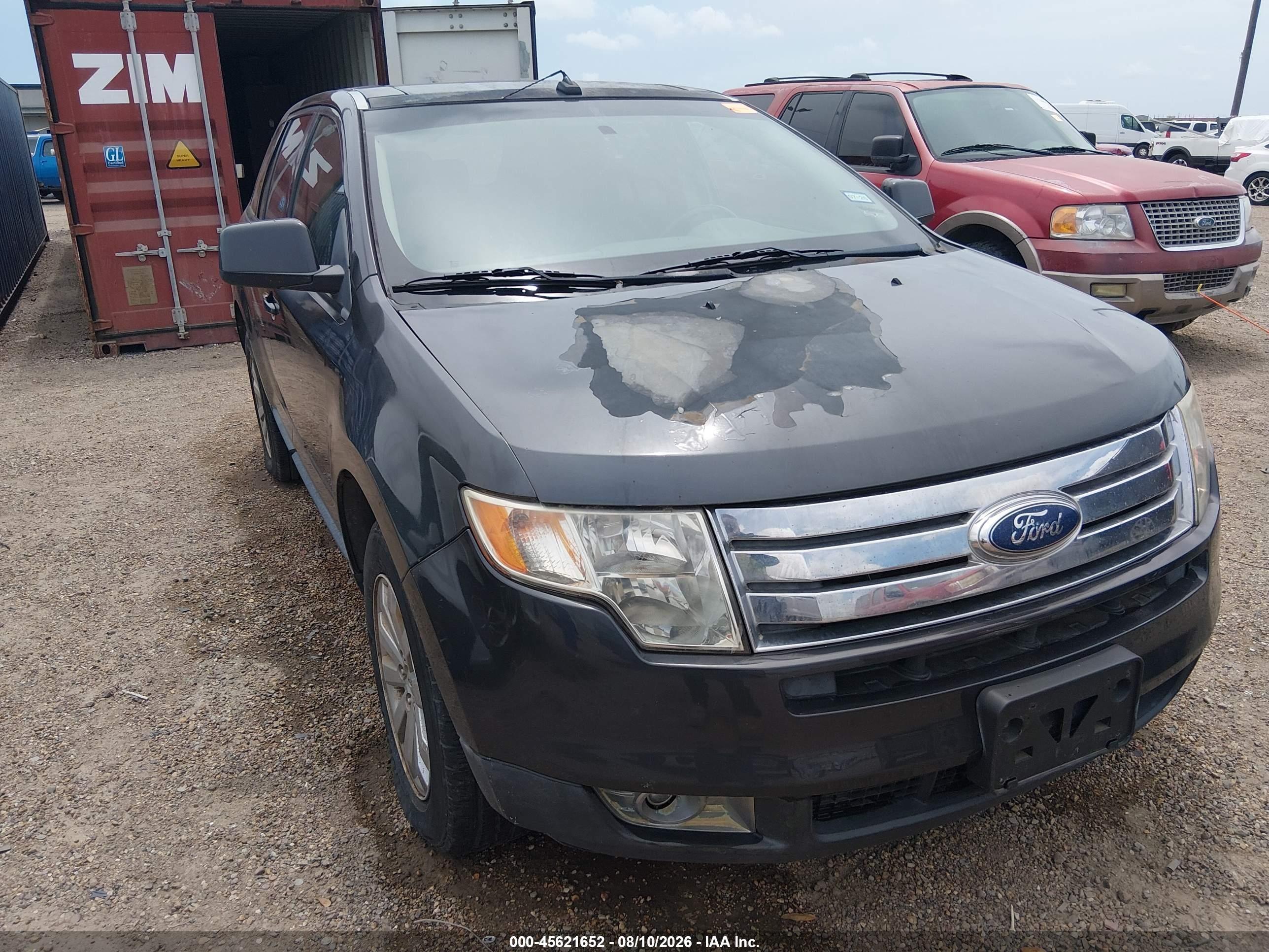 2007 Ford Edge Sel Plus Серый vin: 2FMDK49C47BA81511